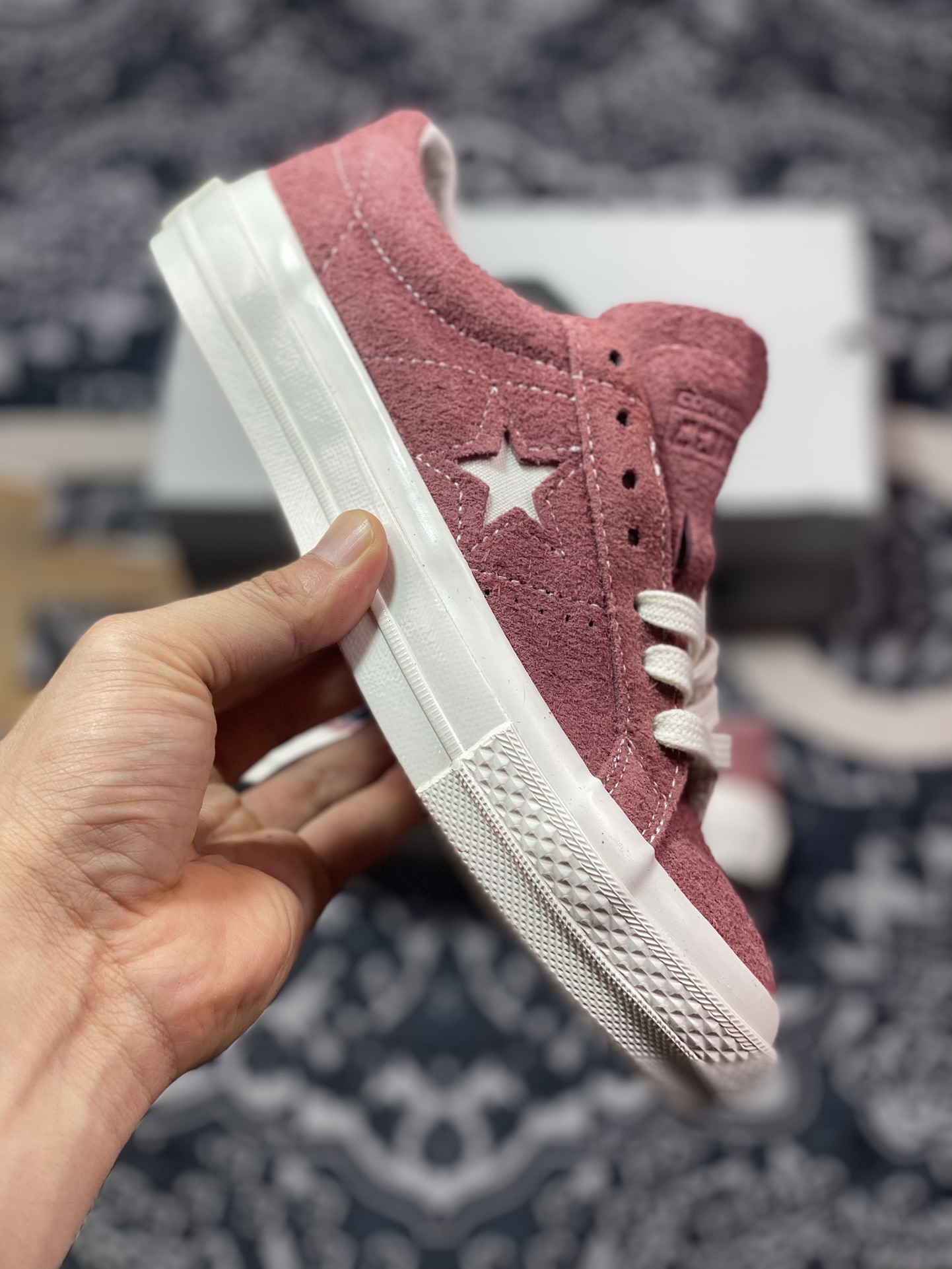 160 真标 Converse One Star Pro红褐色 匡威木村一星复古休闲滑板鞋 A06890C