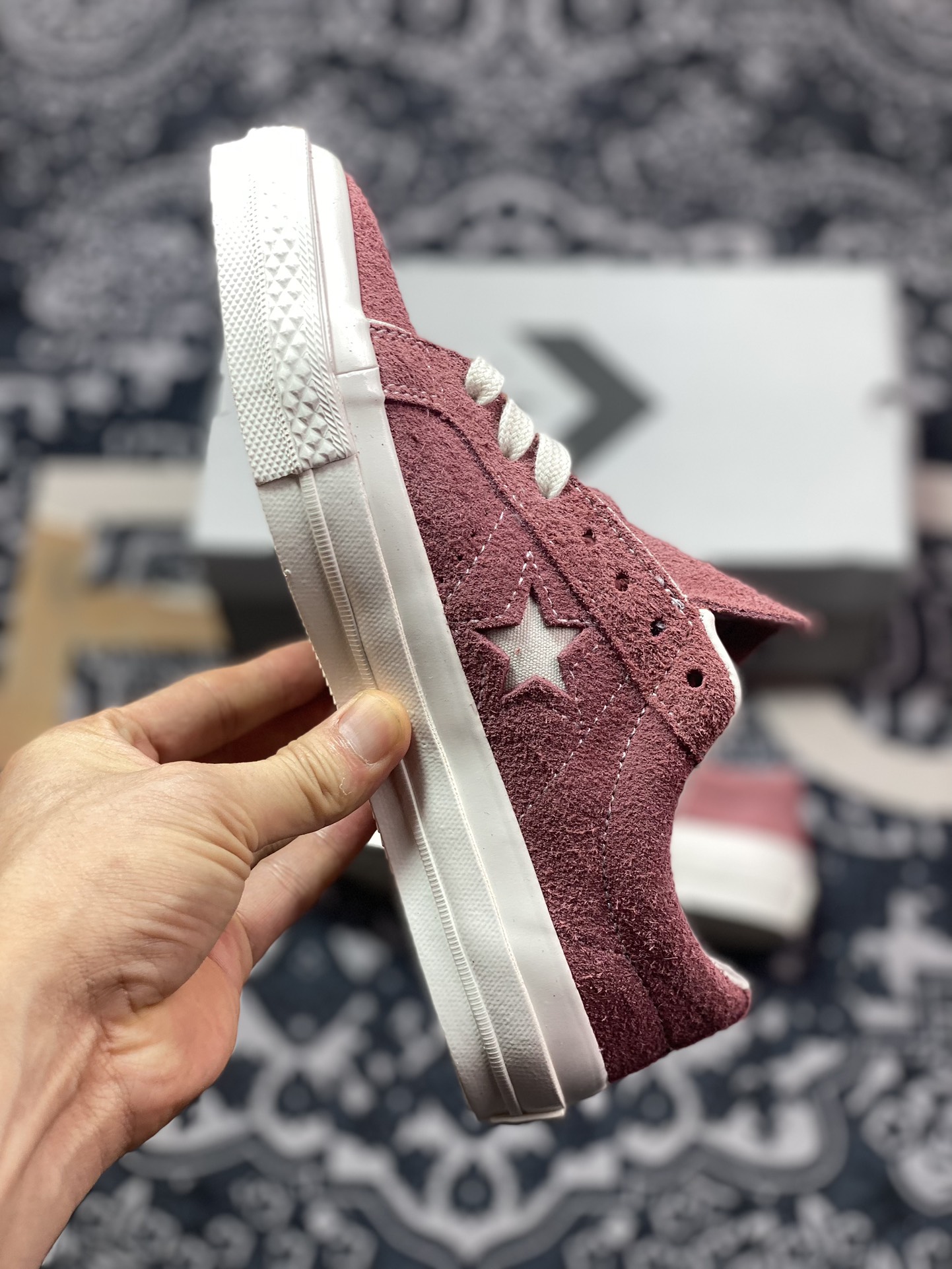 160 真标 Converse One Star Pro红褐色 匡威木村一星复古休闲滑板鞋 A06890C