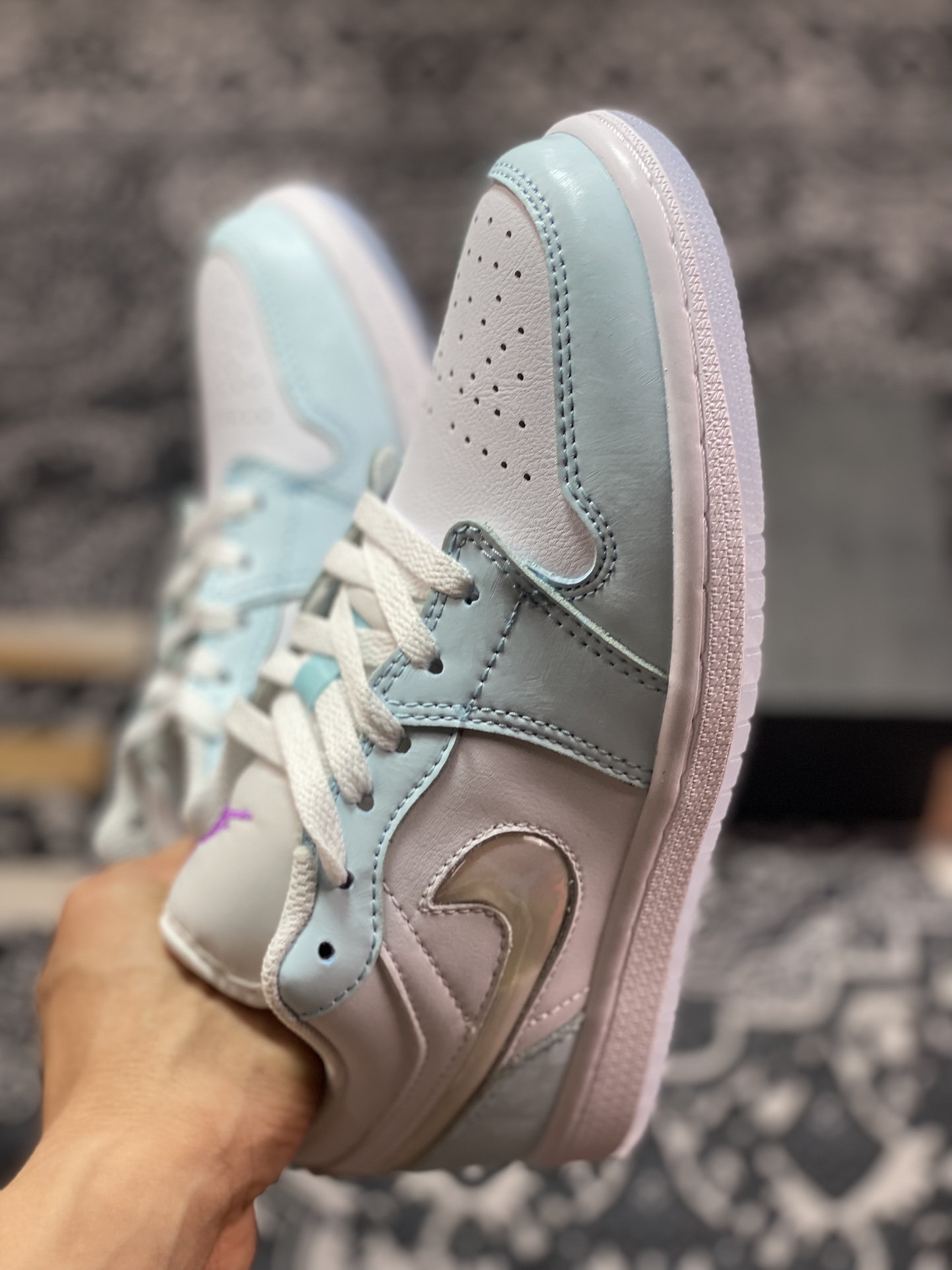 200 原厂级别 Air Jordan 1 Retro Low SE 白蓝 HJ3481-491