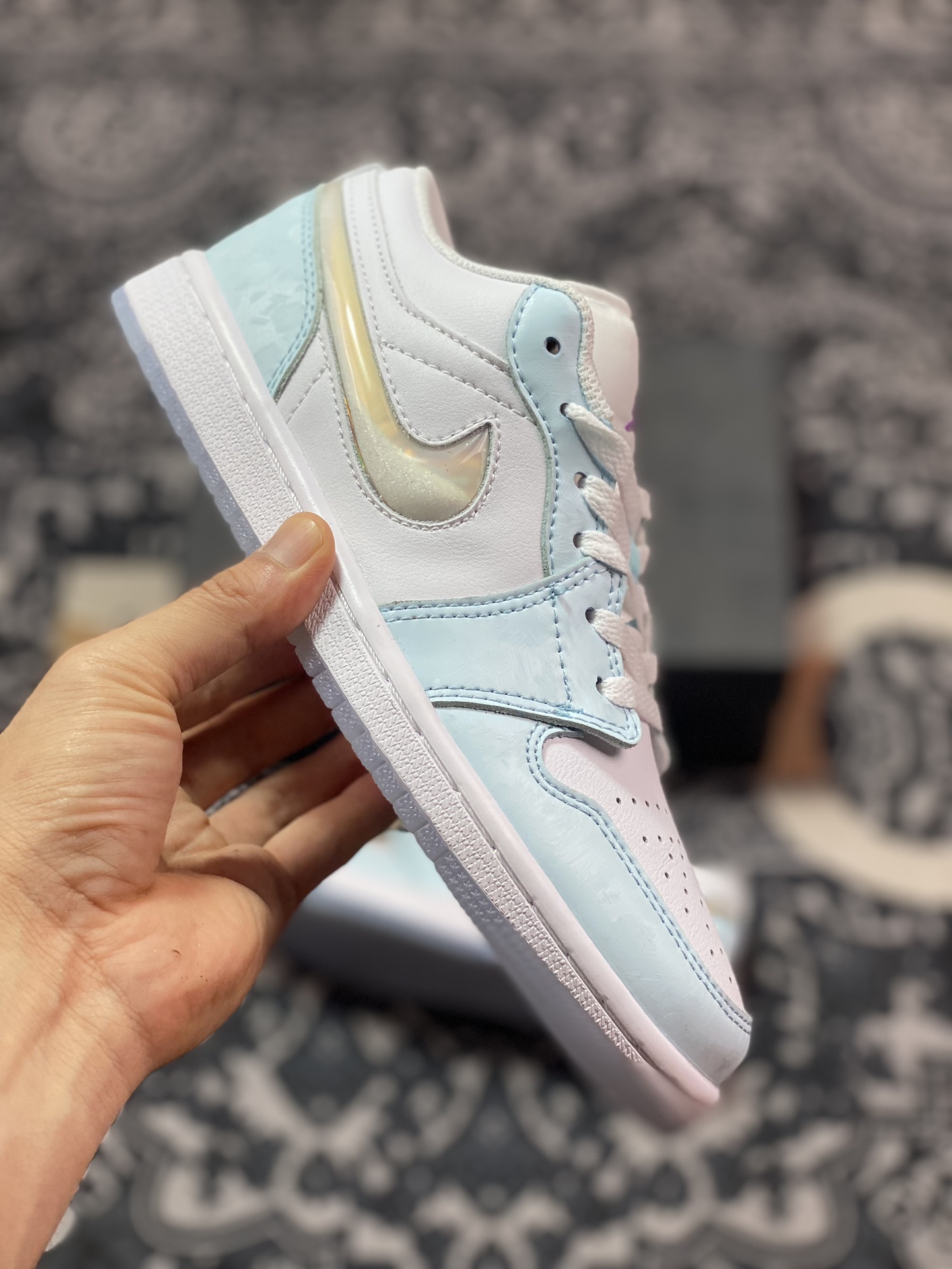 200 原厂级别 Air Jordan 1 Retro Low SE 白蓝 HJ3481-491