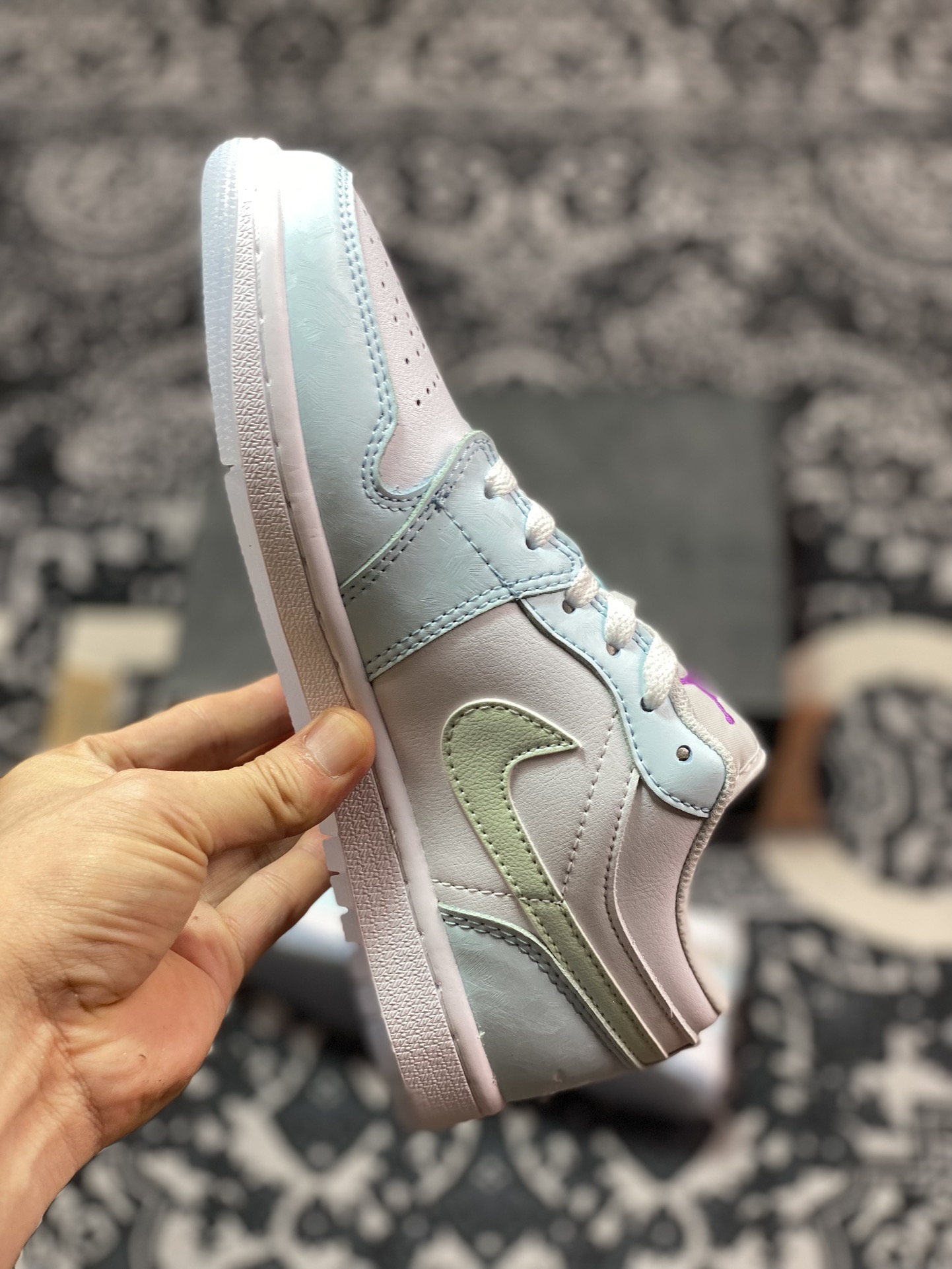 200 原厂级别 Air Jordan 1 Retro Low SE 白蓝 HJ3481-491