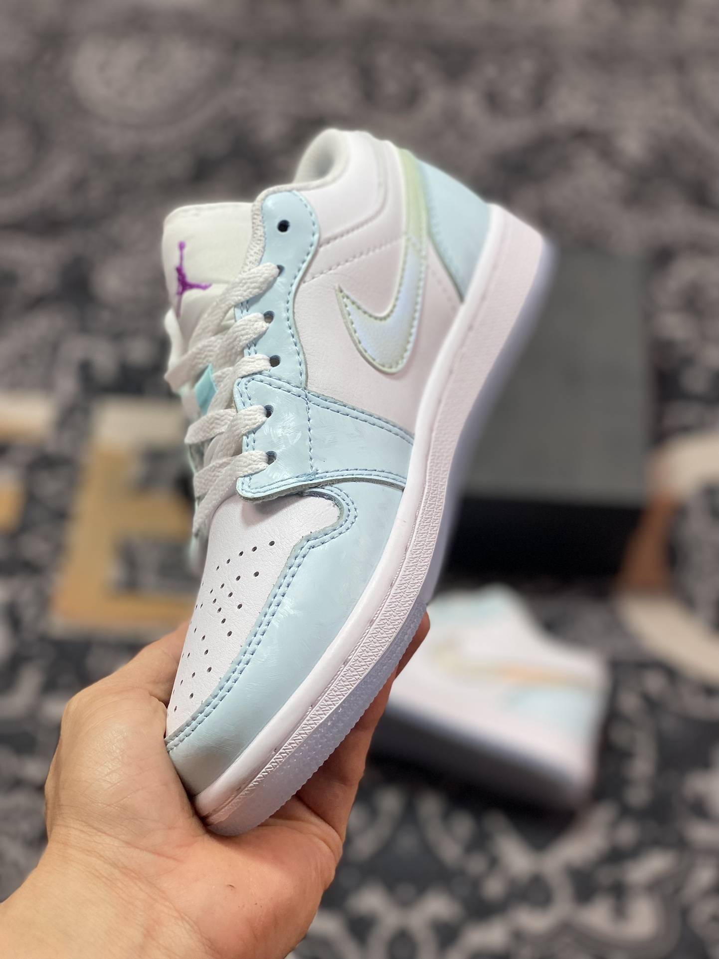 200 原厂级别 Air Jordan 1 Retro Low SE 白蓝 HJ3481-491