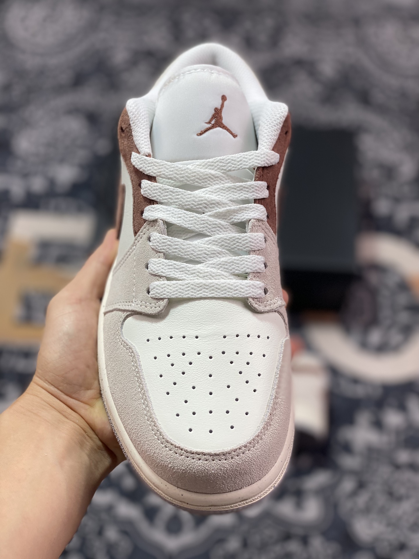 200 Nike Air Jordan 1 Low"Light Bone/Archaeo Brown"AJ1乔丹一代篮球鞋“骨白灰深棕”HF1567-200