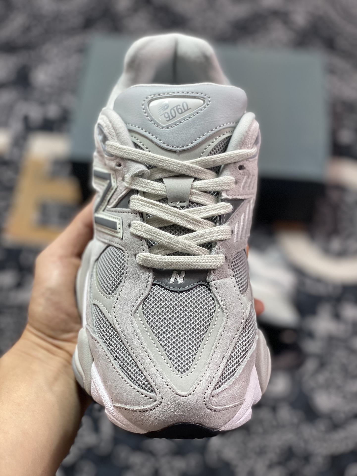 260 New Balance 9060"Grey Sliver"系列复古百搭老爹风小象蹄休闲运动跑步鞋“浅灰银灰”U9060JCG