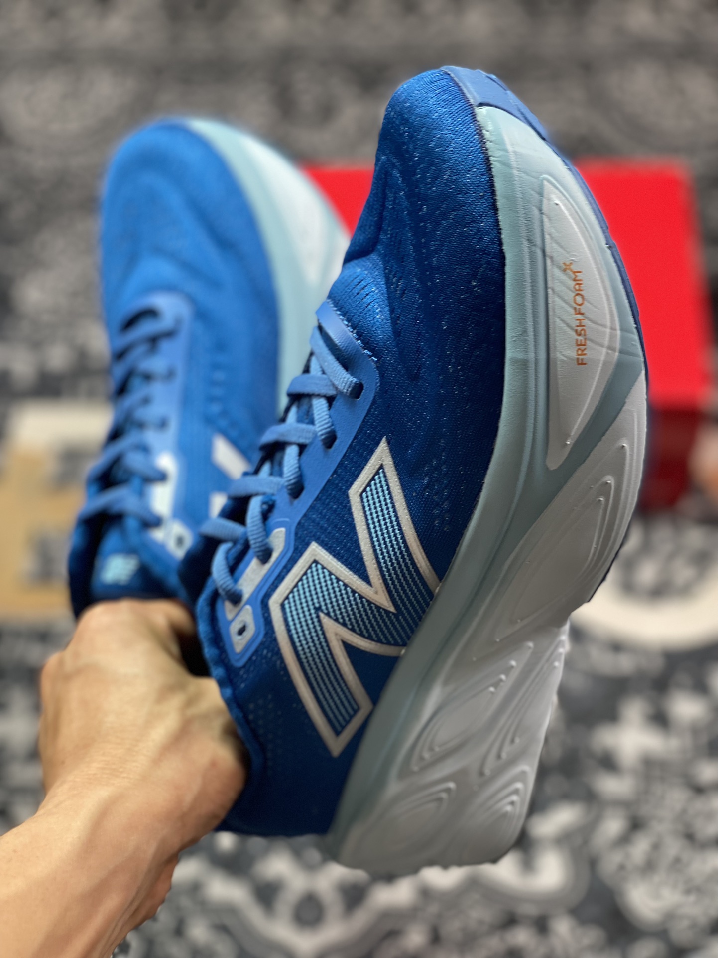 220 原装级别 New Balance NB Fresh Foam Evoz v2舒适耐磨低帮跑步鞋  MMORCC5