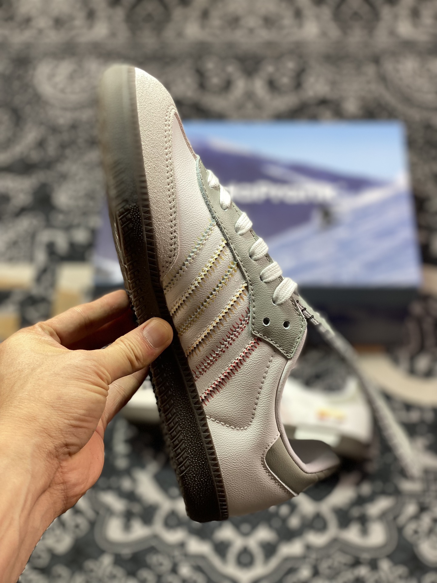 DIY纯原Adidas Samba OG 雪林竞速 长鞋舍桑巴纪念日系列 IG1025