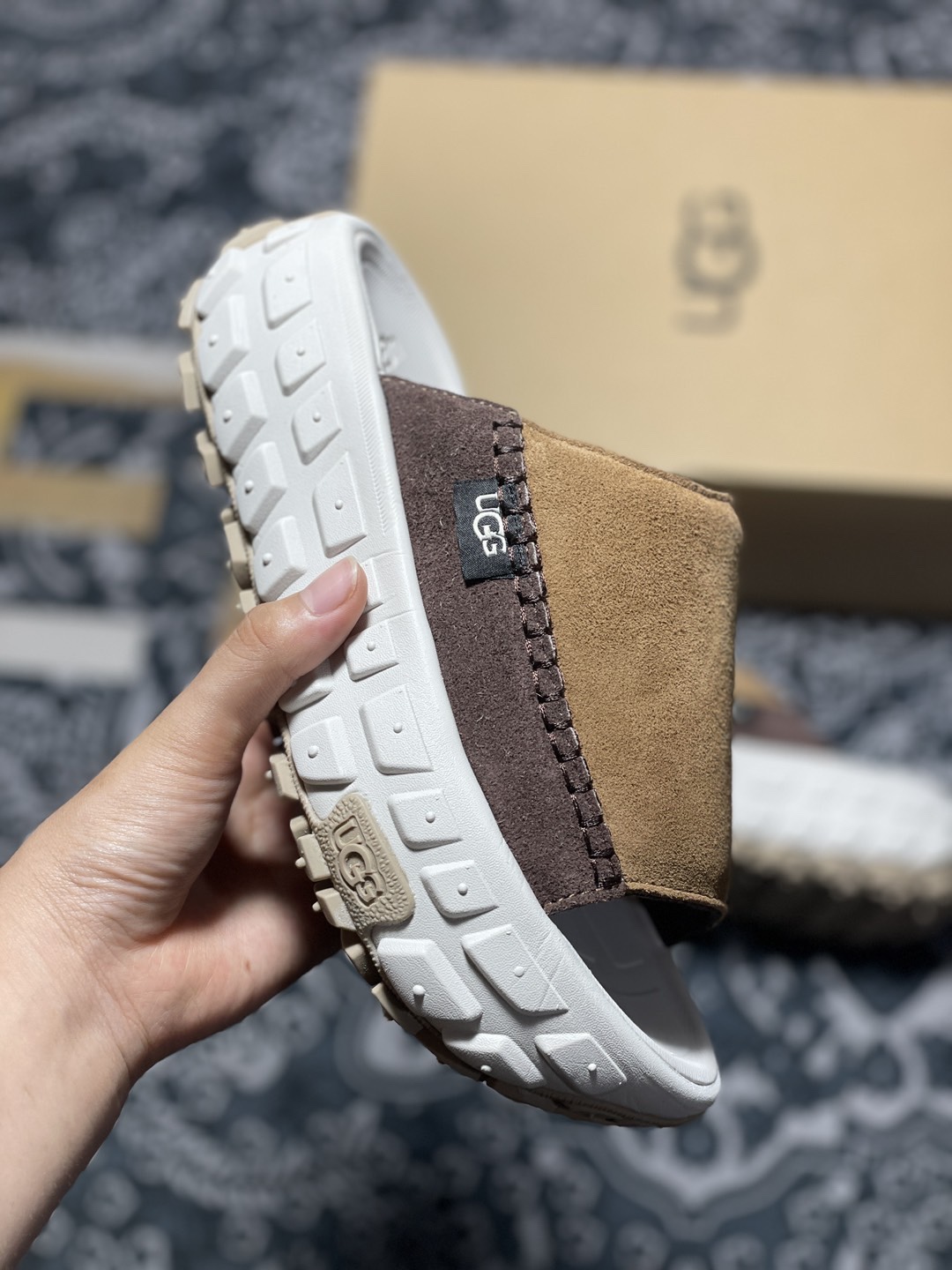 UGG W Venture Daze Slide 春夏新款 轮胎底休闲拖鞋