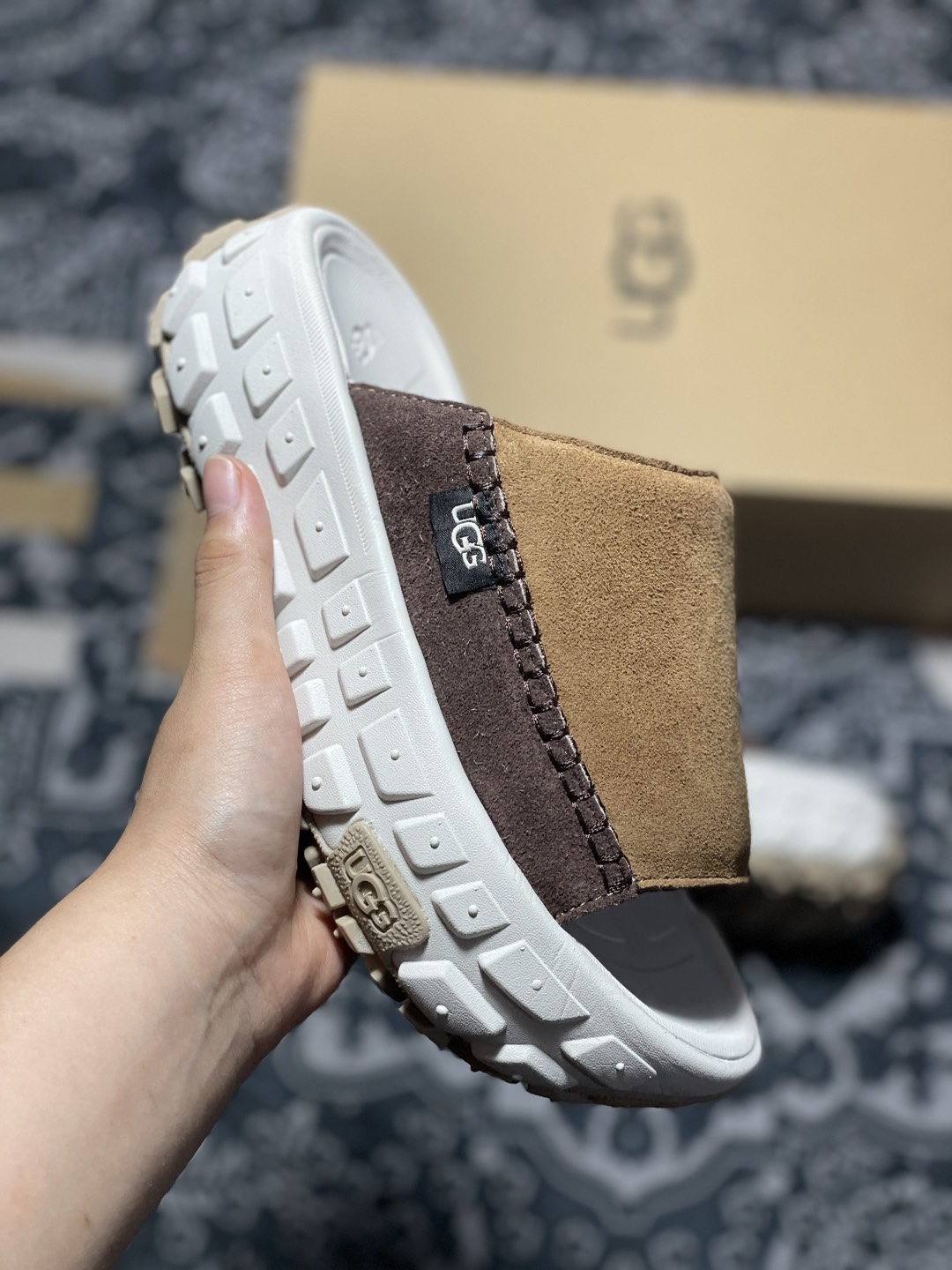 UGG W Venture Daze Slide 春夏新款 轮胎底休闲拖鞋