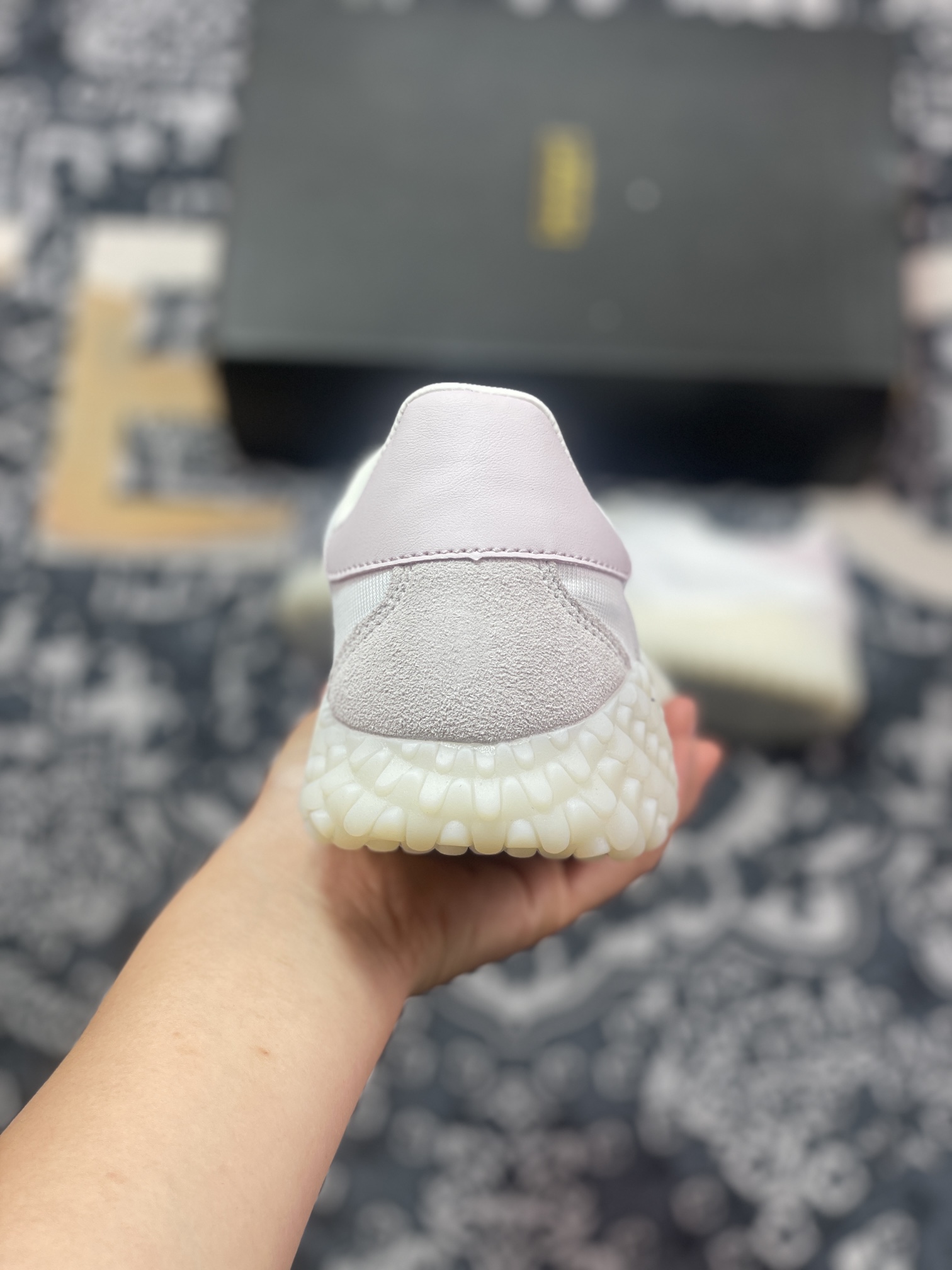 阿迪达斯adidas Kamanda Country Low”White Grey Pink”卡曼达混合慢跑鞋“白灰淡粉”G27825