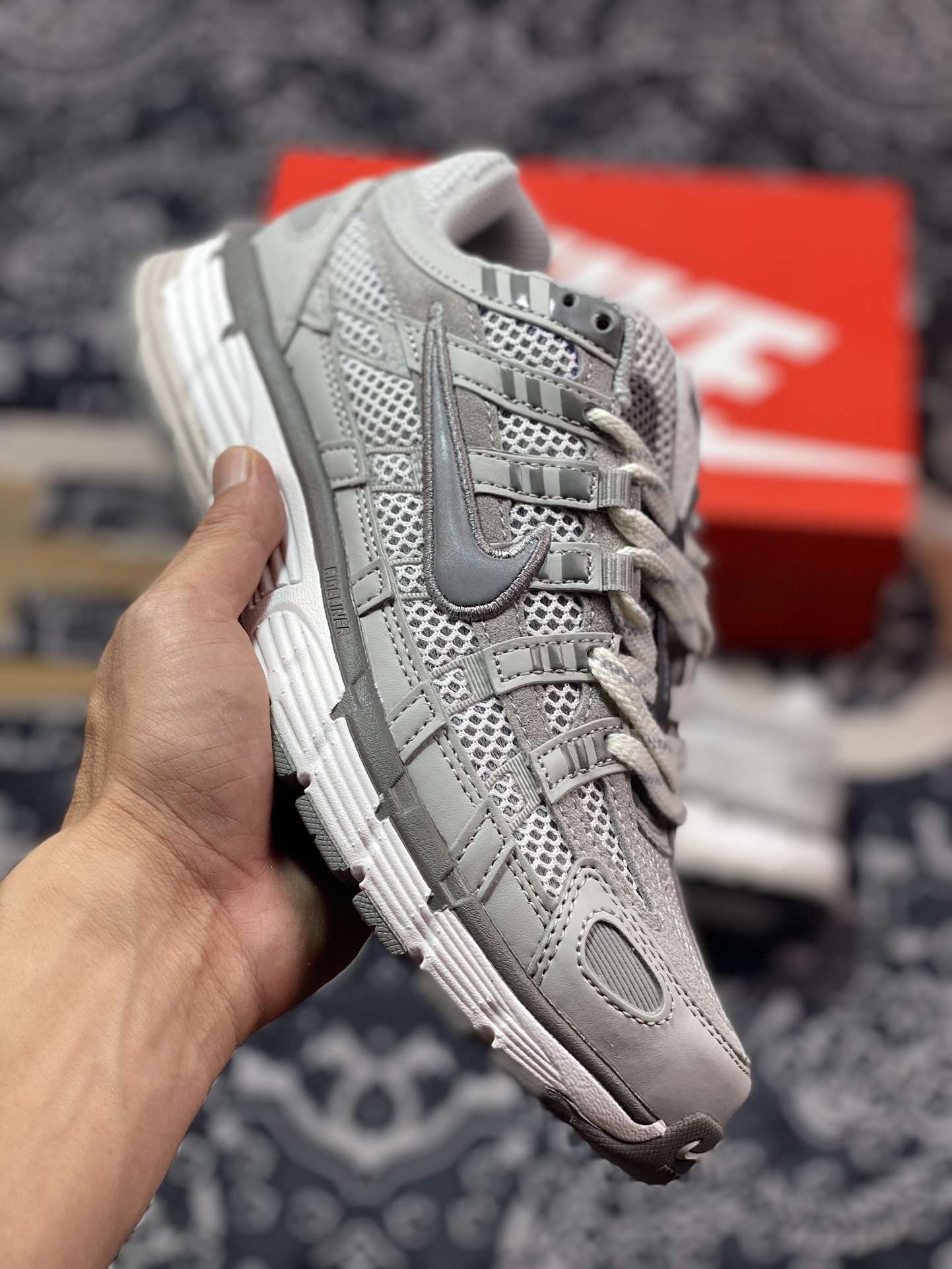 耐克Nike P-6000 Premium”Light Iron Grey”系列低帮慢跑鞋“岩石灰铁灰”FN6837-012