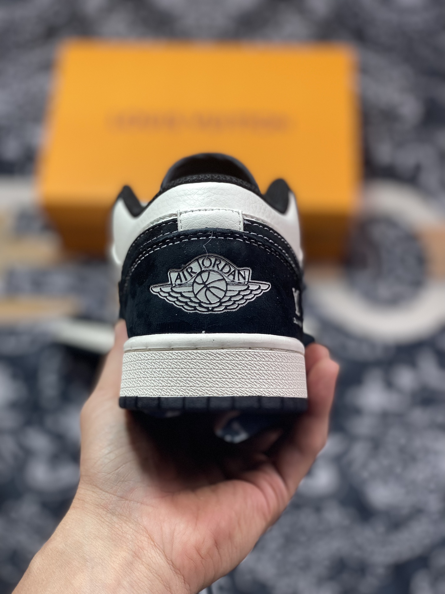 Fragment x TS x Air Jordan 1 Low x LV 三方联名倒钩低帮  SJ9950-007