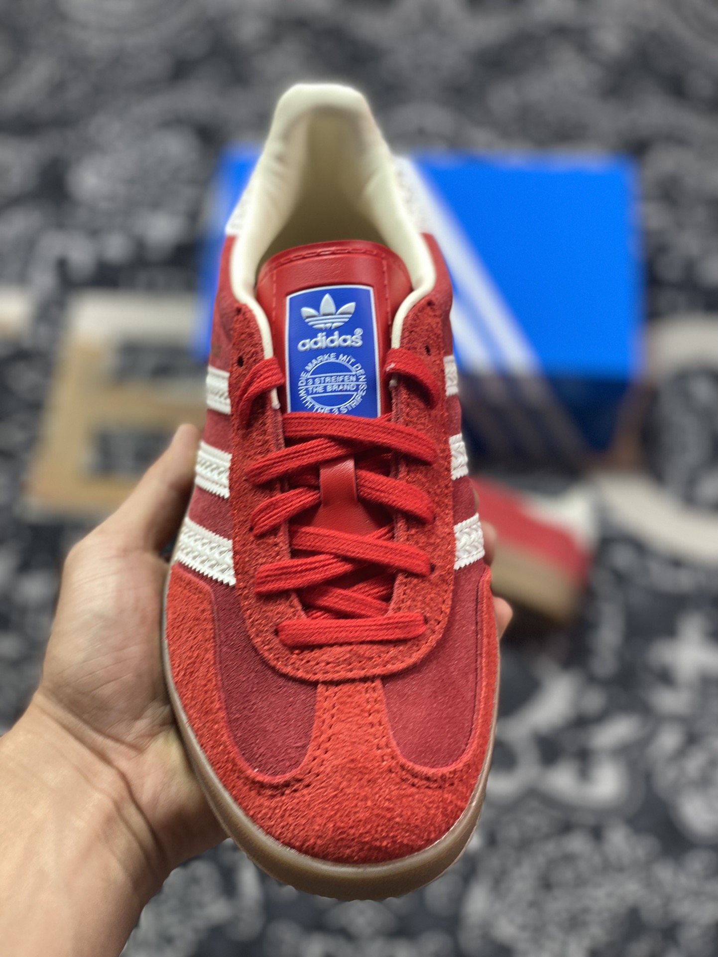 Cs版 adidas Originals Gazelle INdoor 三叶草休闲防滑耐磨低帮板鞋 IF1808