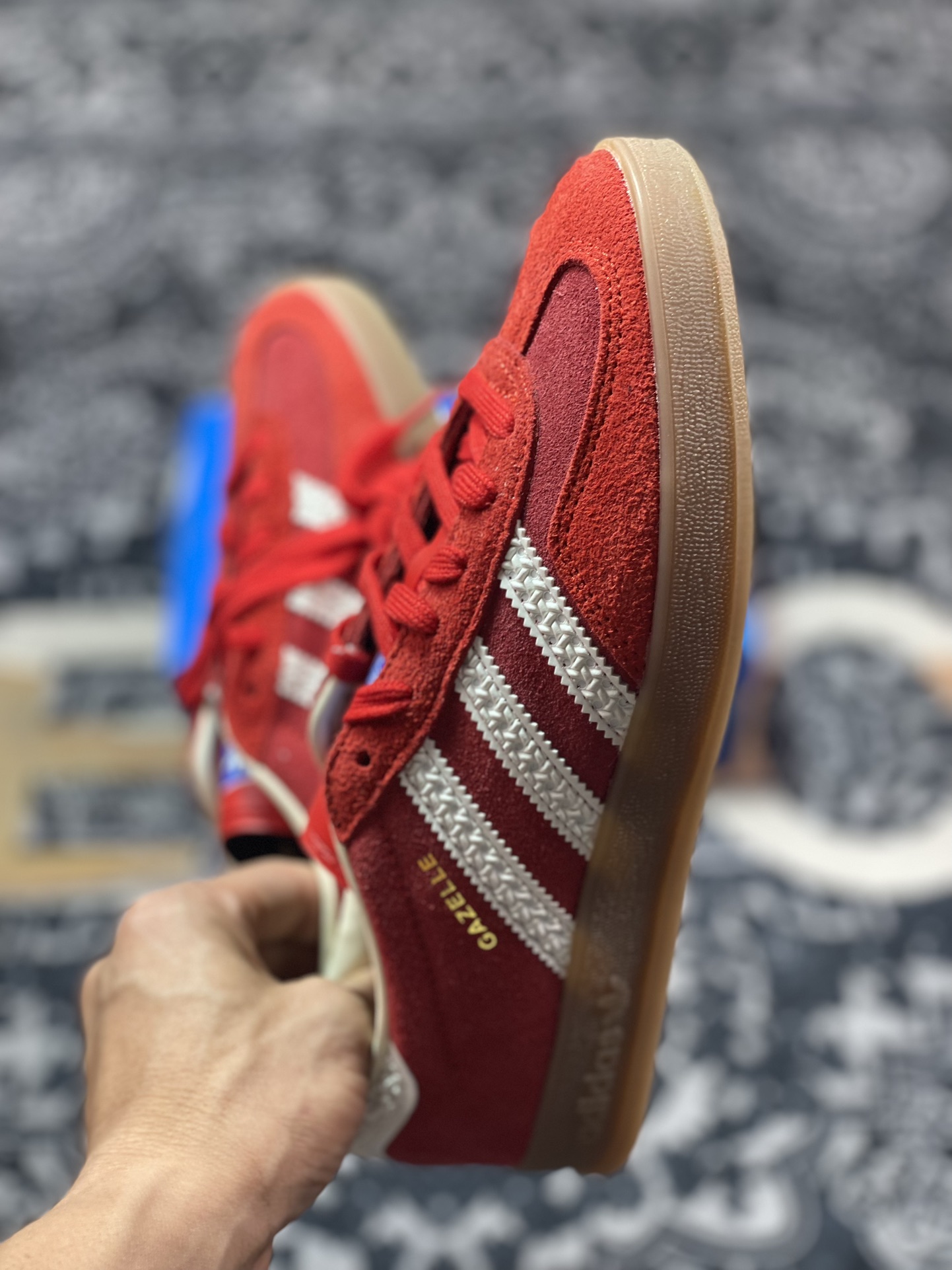 Cs版 adidas Originals Gazelle INdoor 三叶草休闲防滑耐磨低帮板鞋 IF1808