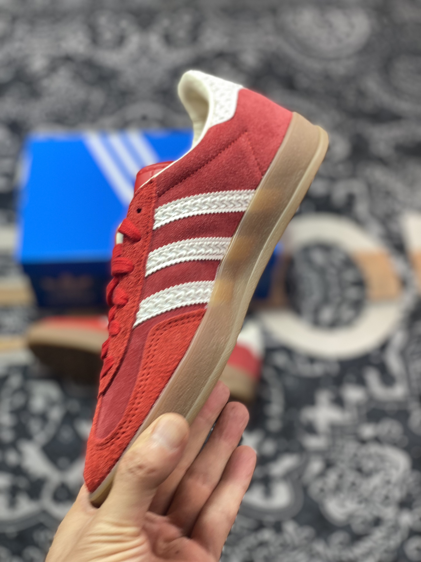 Cs版 adidas Originals Gazelle INdoor 三叶草休闲防滑耐磨低帮板鞋 IF1808