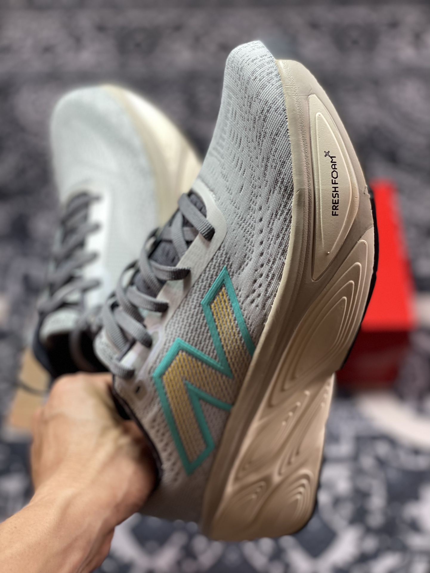 New Balance NB Fresh Foam Evoz v2舒适耐磨低帮跑步鞋  MMORCG5