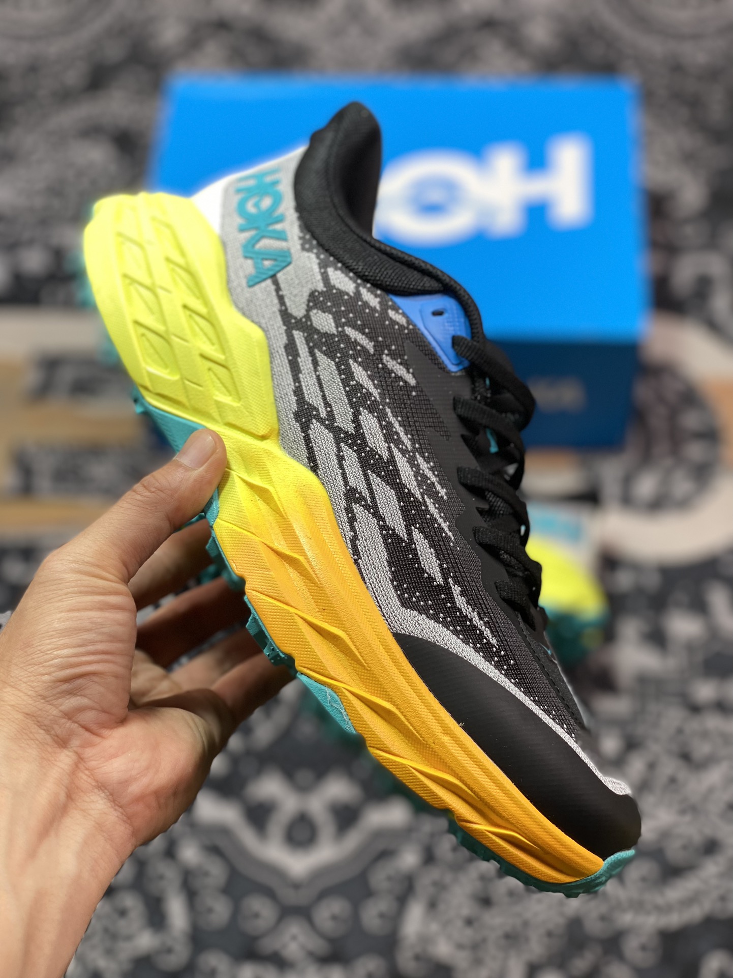 HOKA ONE ONE Speedgoat 5 户外越野跑步鞋 飞速羚羊5系列 1123157/BEPR尺