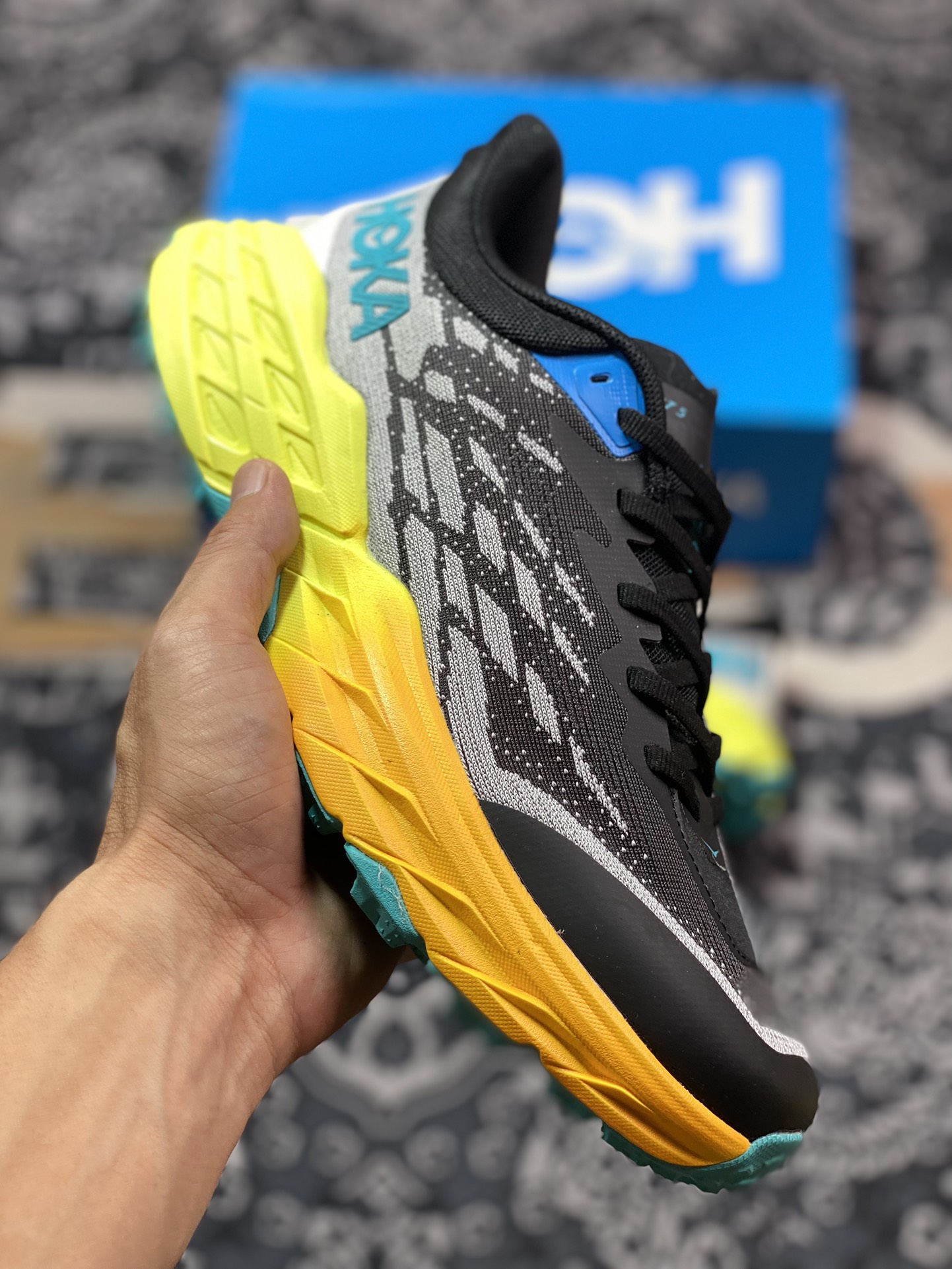 HOKA ONE ONE Speedgoat 5 户外越野跑步鞋 飞速羚羊5系列 1123157/BEPR尺