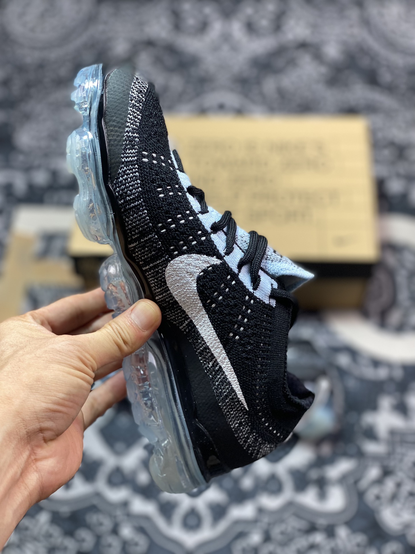 0 耐克Nike Air VaporMax 2023 Flyknit FK”Oreo”2023款大气垫慢跑鞋“针织黑白奥利奥”DV1678-010