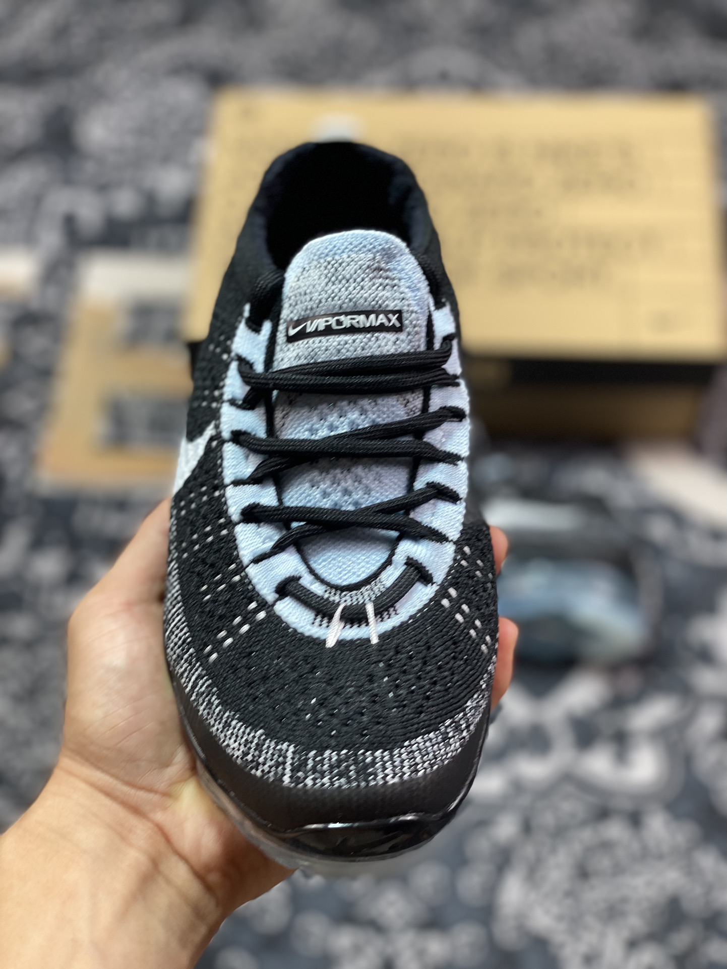 0 耐克Nike Air VaporMax 2023 Flyknit FK”Oreo”2023款大气垫慢跑鞋“针织黑白奥利奥”DV1678-010