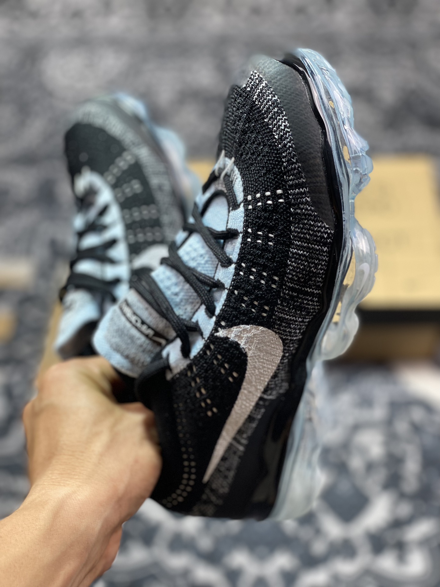 0 耐克Nike Air VaporMax 2023 Flyknit FK”Oreo”2023款大气垫慢跑鞋“针织黑白奥利奥”DV1678-010