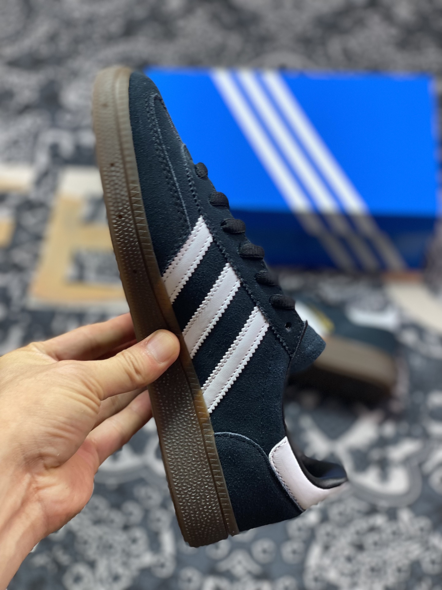 优选 S2 adidas originals Samba Handball Spezial 黑白 DB3021