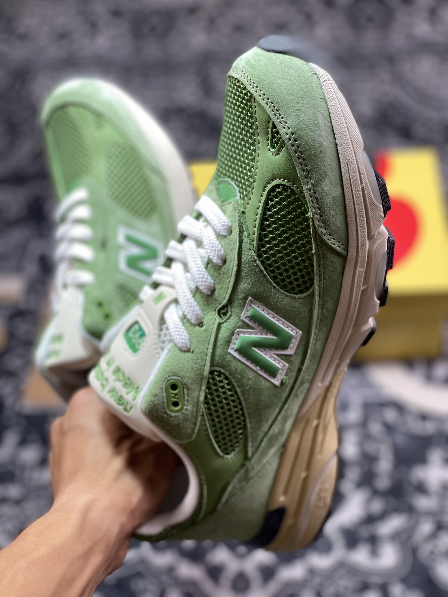 New Balance NB 993 绿色 美产官方 经典复古百搭休闲运动跑步鞋 U993WG