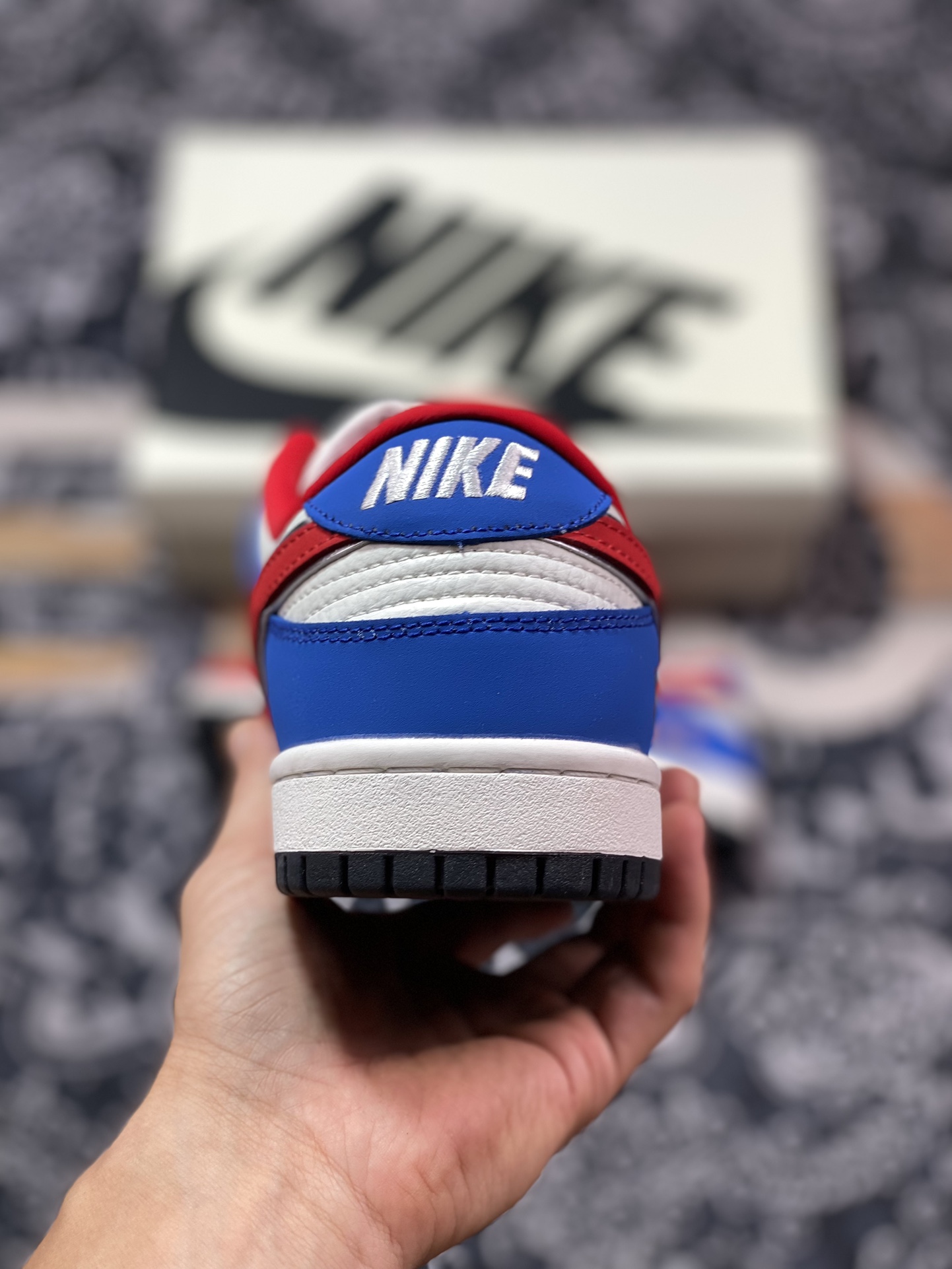 Nike SB Dunk Low”Paris2024”扣篮系列低帮滑板板鞋“联名白蓝红巴黎奥运会”XB3802-354