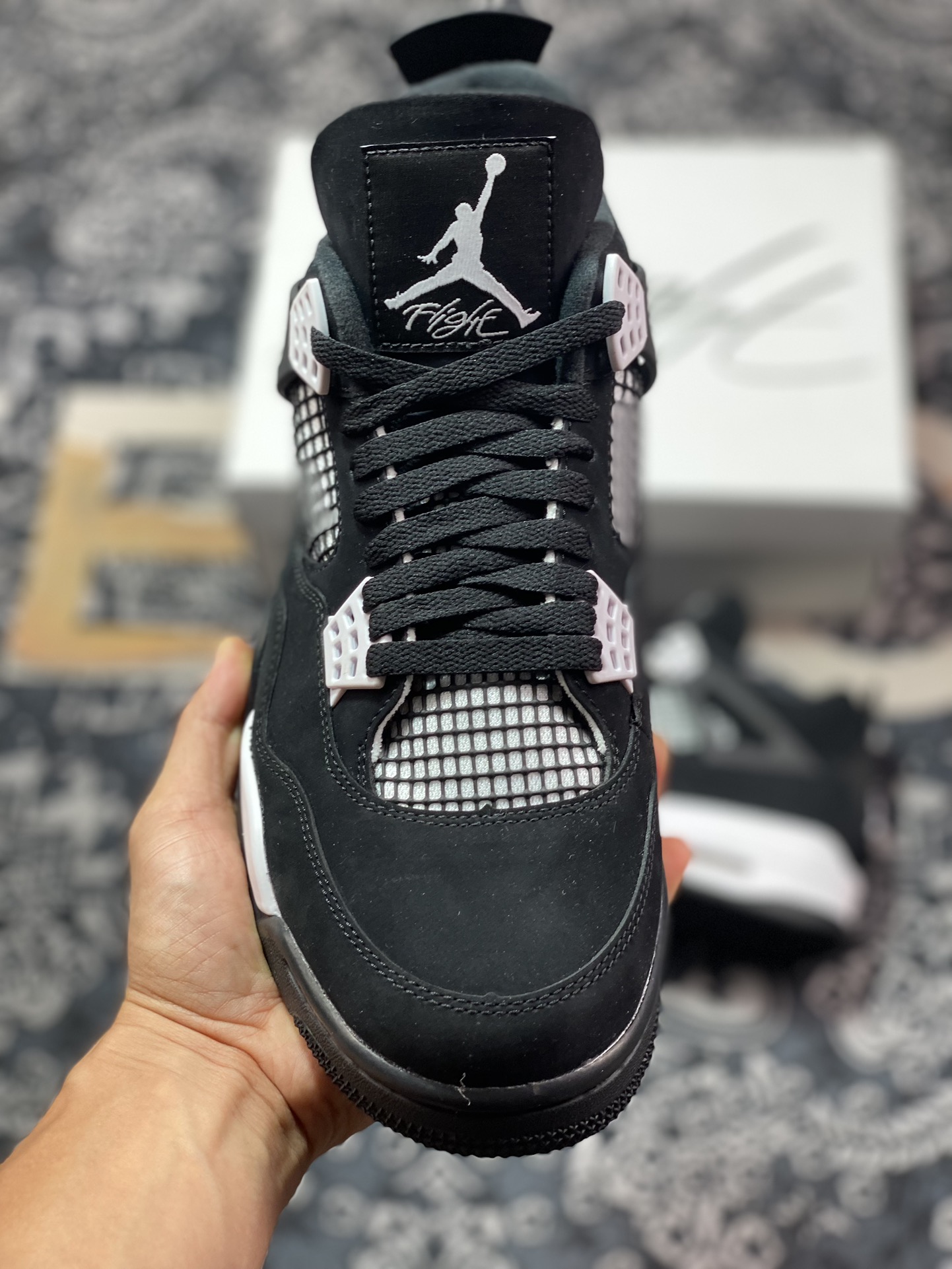 优选 Air Jordan AJ4 Retro 白黑雷公 FQ8138-001