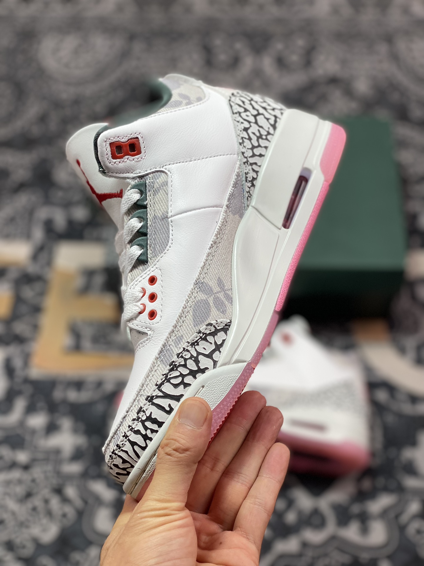 F版 Air Jordan 3 Retro ”Wings” AJ3 乔3花卉 HM6993-100