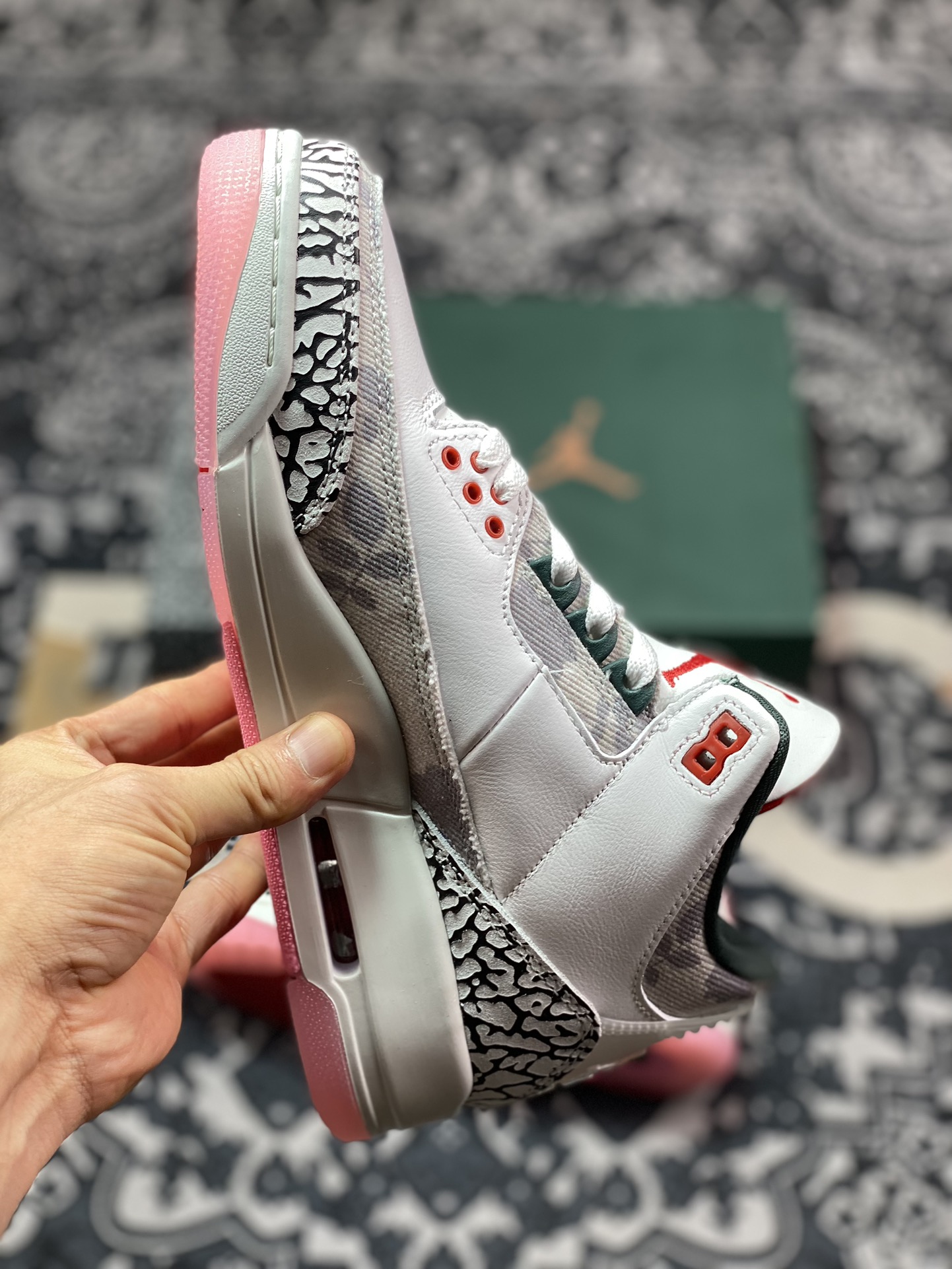 F版 Air Jordan 3 Retro ”Wings” AJ3 乔3花卉 HM6993-100