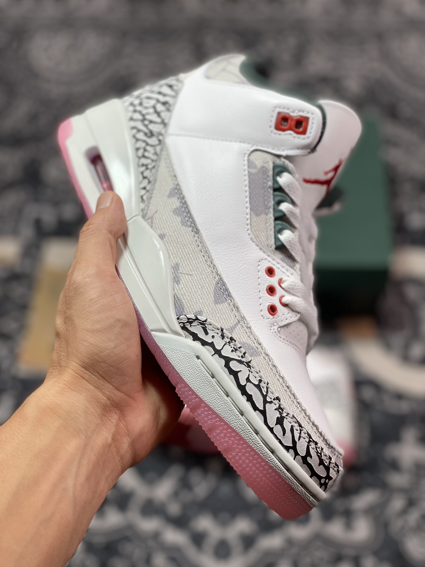 F版 Air Jordan 3 Retro ”Wings” AJ3 乔3花卉 HM6993-100