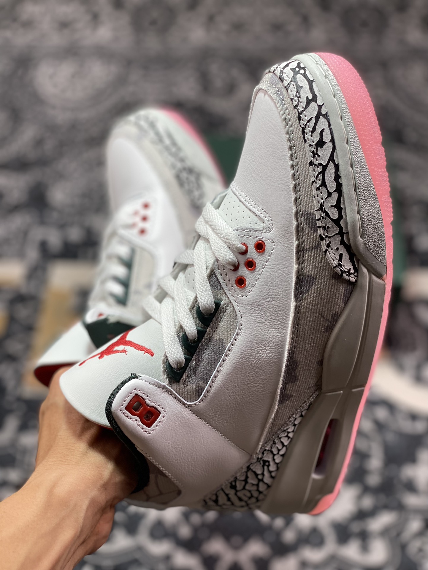 F版 Air Jordan 3 Retro ”Wings” AJ3 乔3花卉 HM6993-100