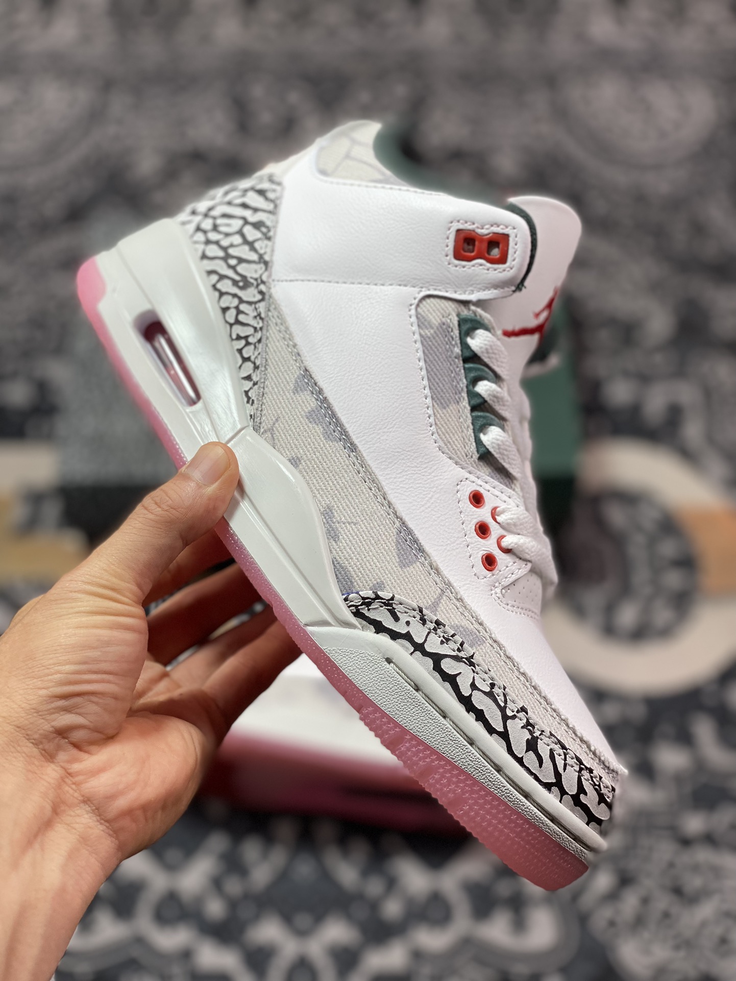 F版 Air Jordan 3 Retro ”Wings” AJ3 乔3花卉 HM6993-100