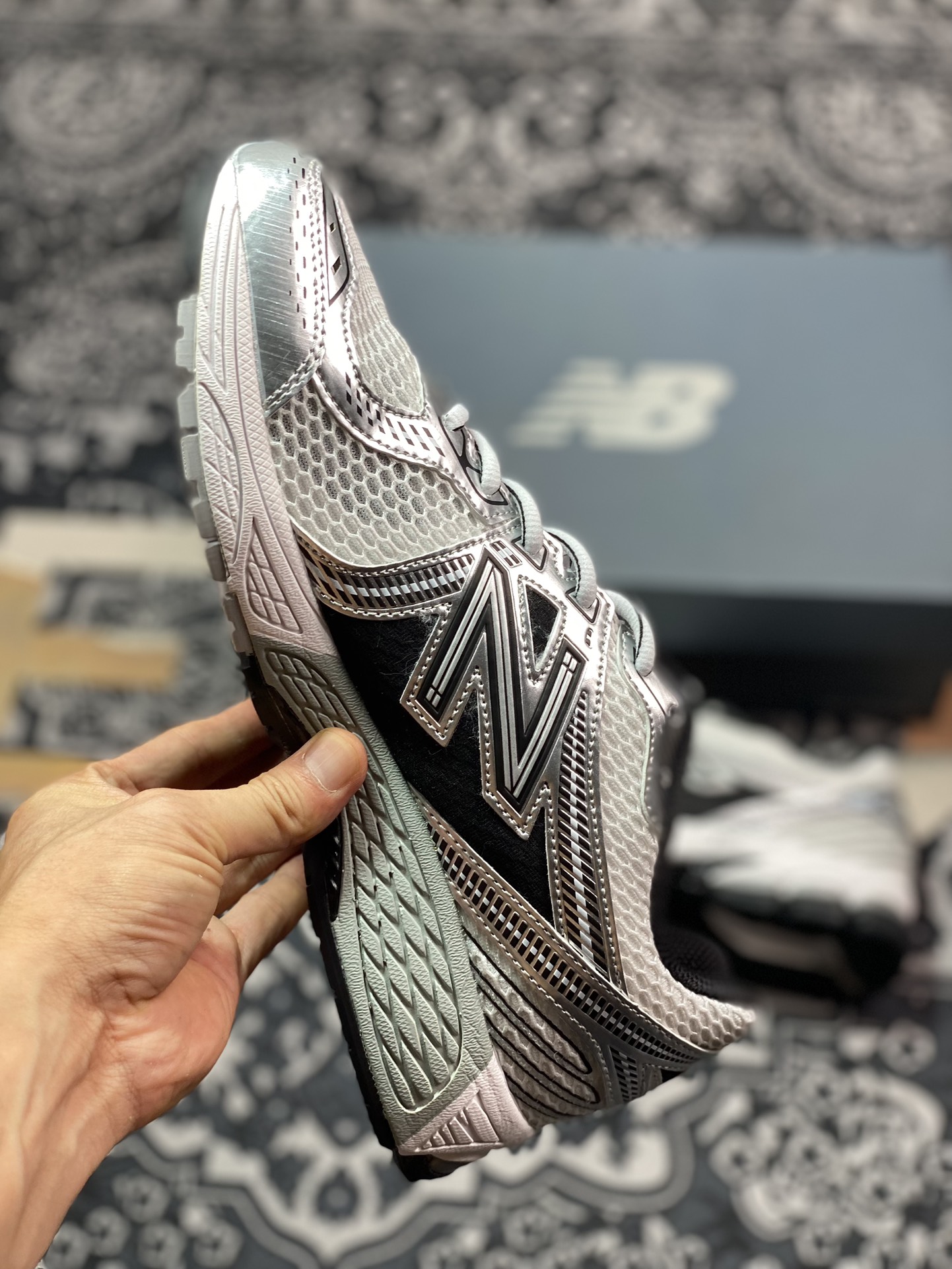 New Balance NB 860V2 防滑耐磨低帮跑步鞋 ML860XD