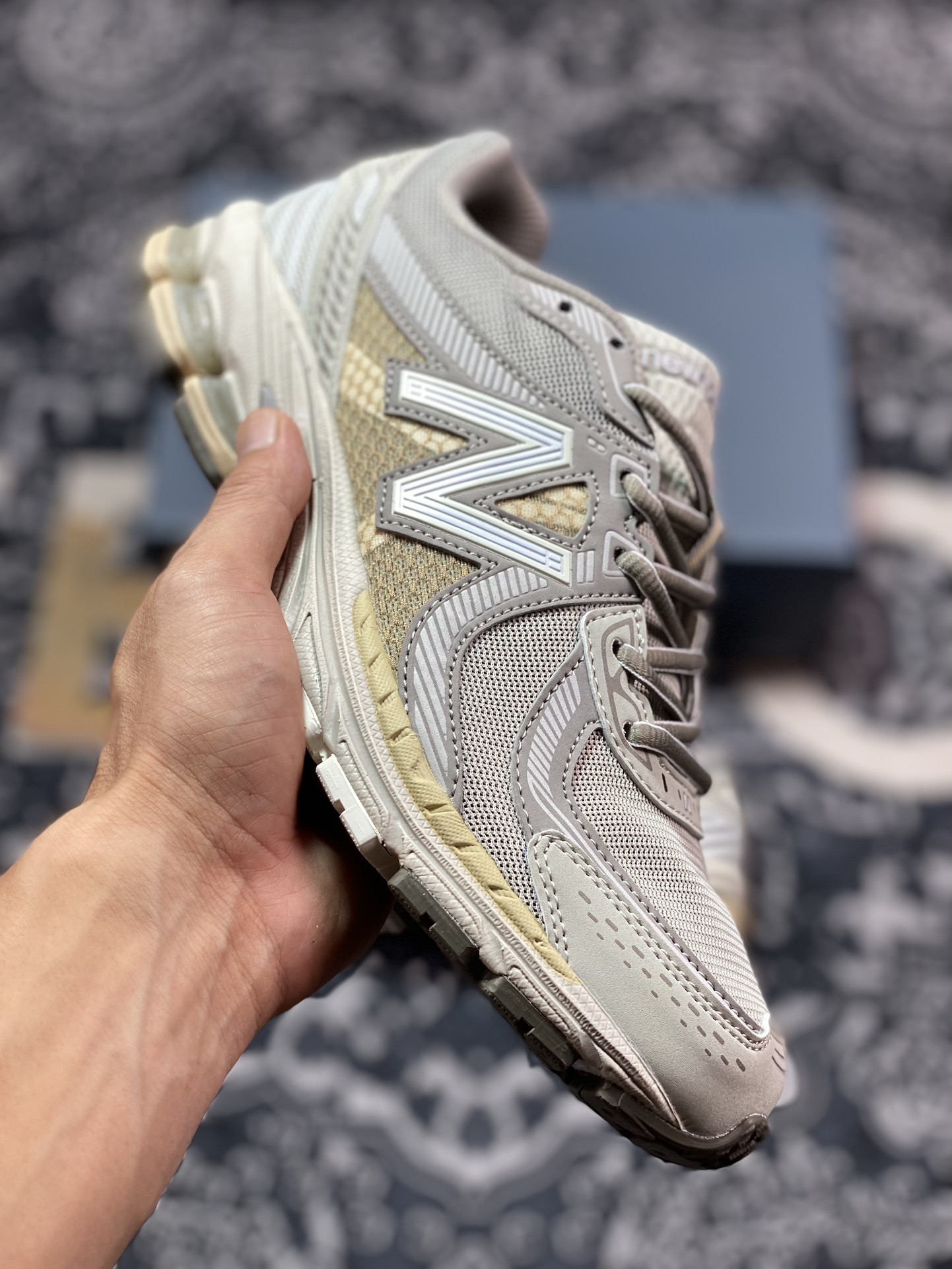 New Balance NB 860V2 防滑耐磨低帮跑步鞋 ML860KS2