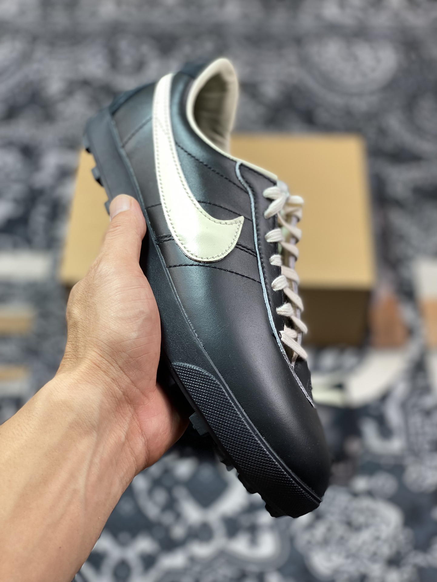 Bode x Nike Astro Grabber SP”Black Coconut Milk”宇宙掠夺者系列低帮运动鞋“联名黑奶白配饰”FJ9821-001