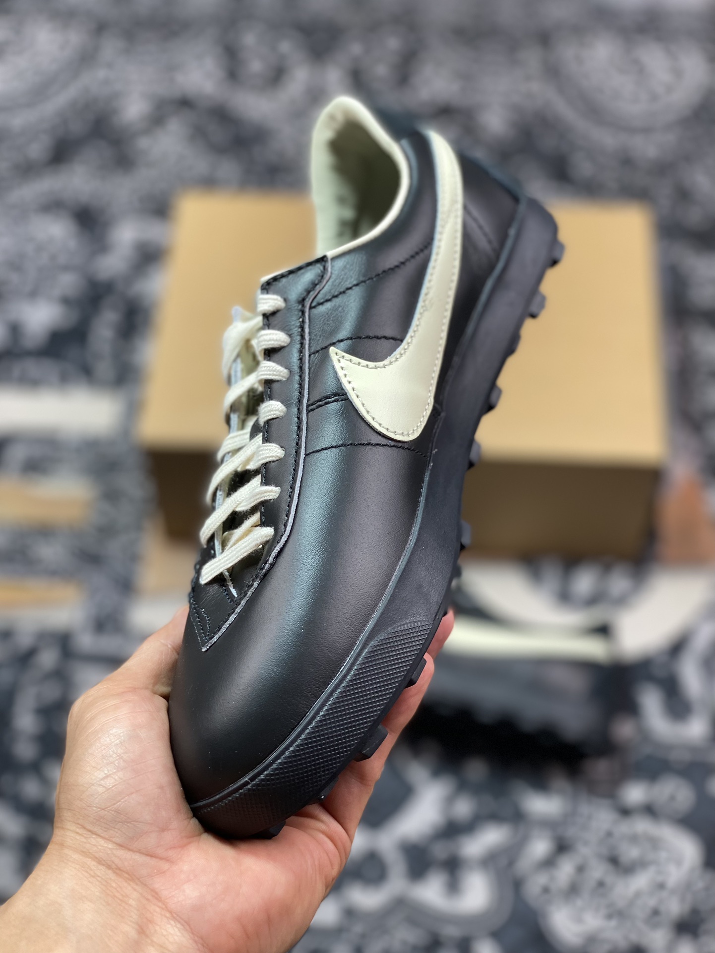 Bode x Nike Astro Grabber SP”Black Coconut Milk”宇宙掠夺者系列低帮运动鞋“联名黑奶白配饰”FJ9821-001