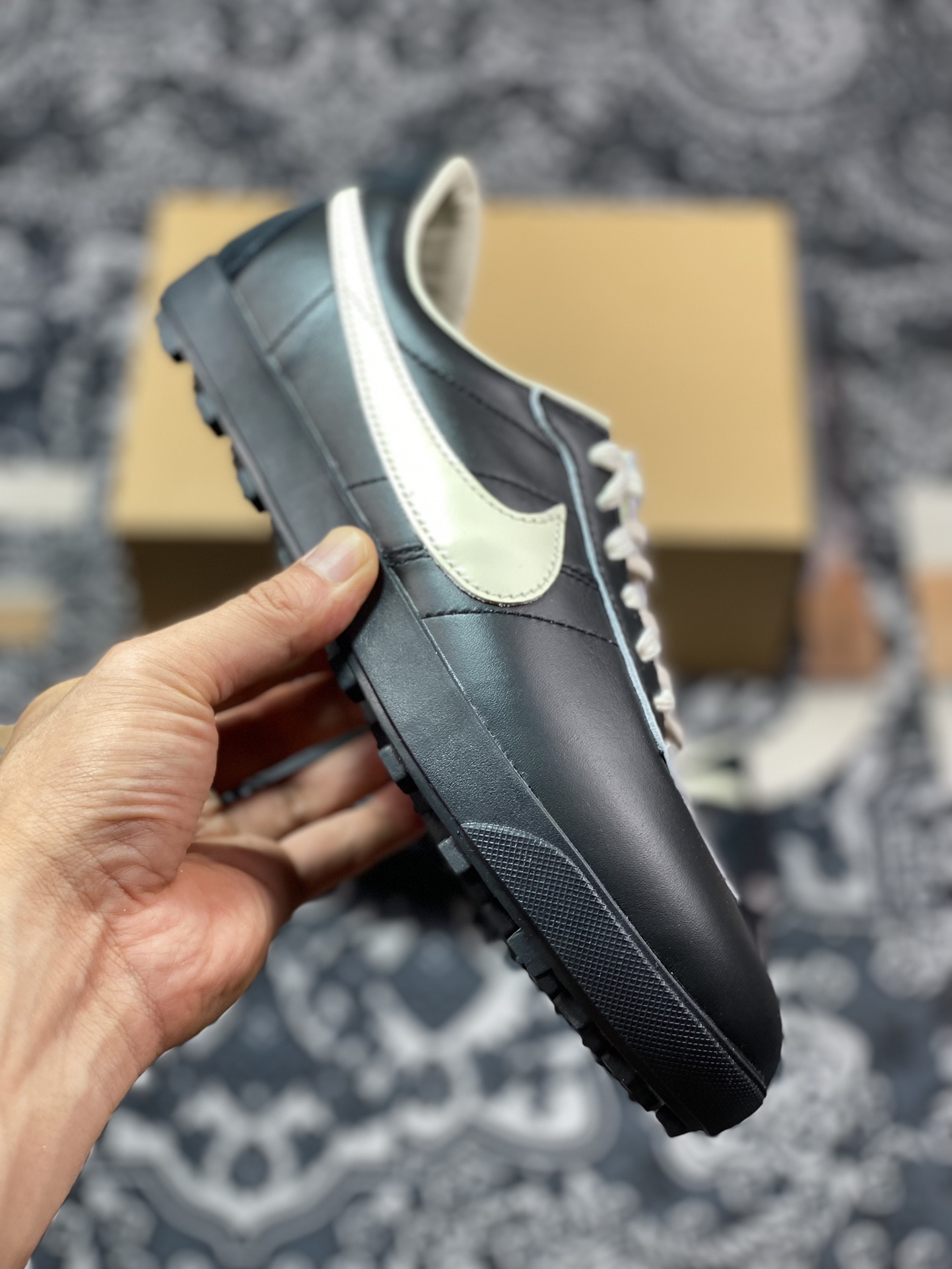 Bode x Nike Astro Grabber SP”Black Coconut Milk”宇宙掠夺者系列低帮运动鞋“联名黑奶白配饰”FJ9821-001