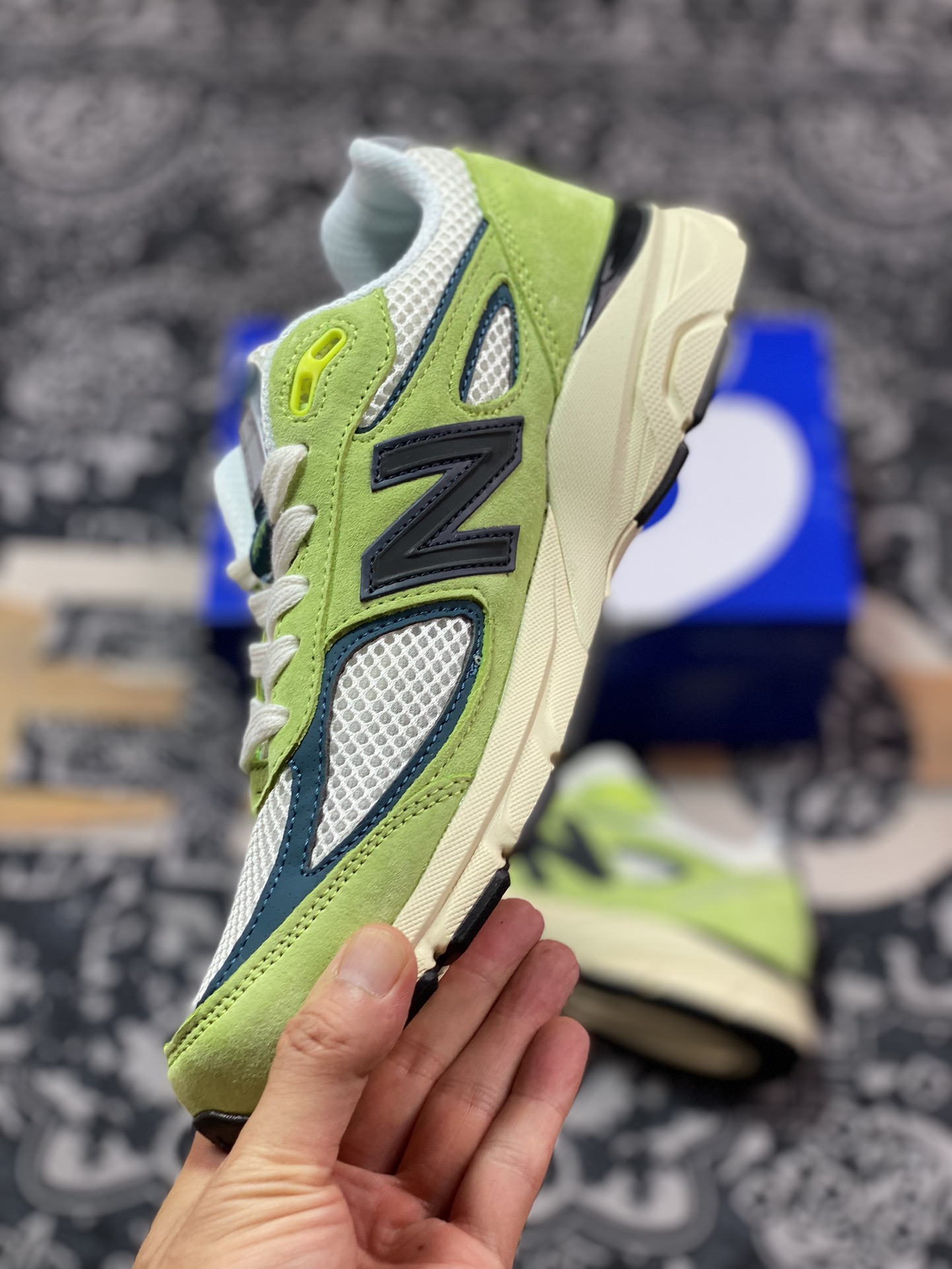 优选 New Balance NB990系列 高端美产复古休闲跑步鞋 U990NB4