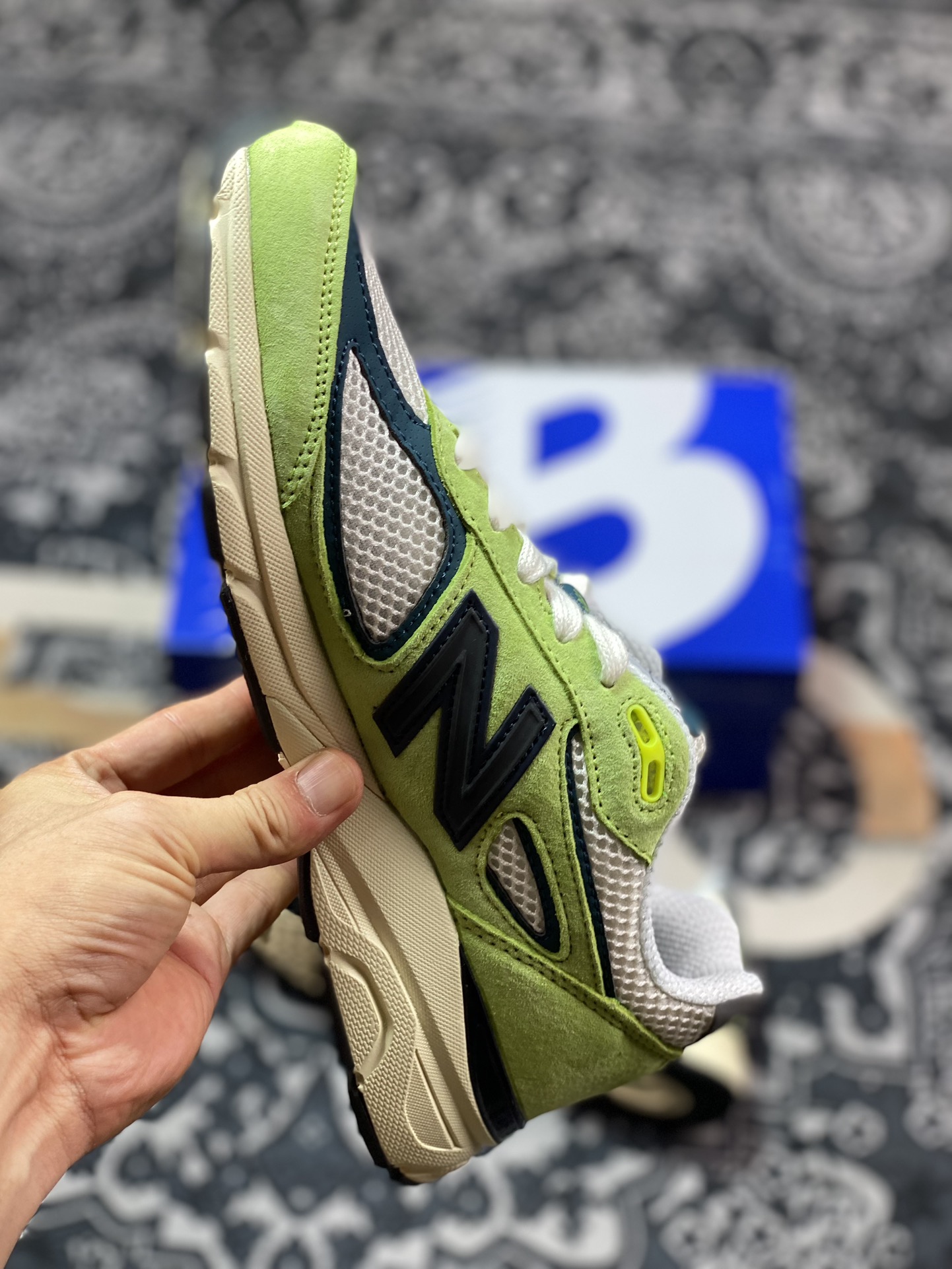 优选 New Balance NB990系列 高端美产复古休闲跑步鞋 U990NB4