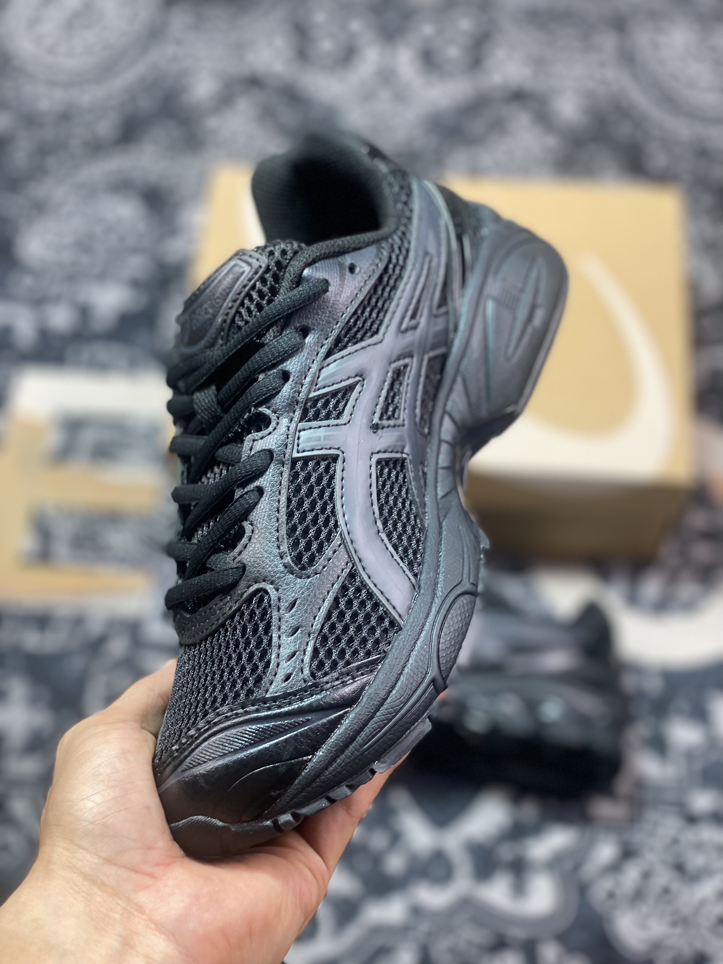 Asics 亚瑟士 GEL-Kayano 14 低帮运动休闲跑步鞋 1201A019-001