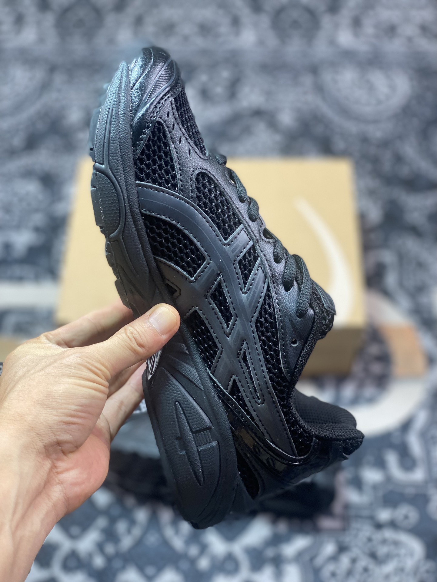 Asics 亚瑟士 GEL-Kayano 14 低帮运动休闲跑步鞋 1201A019-001