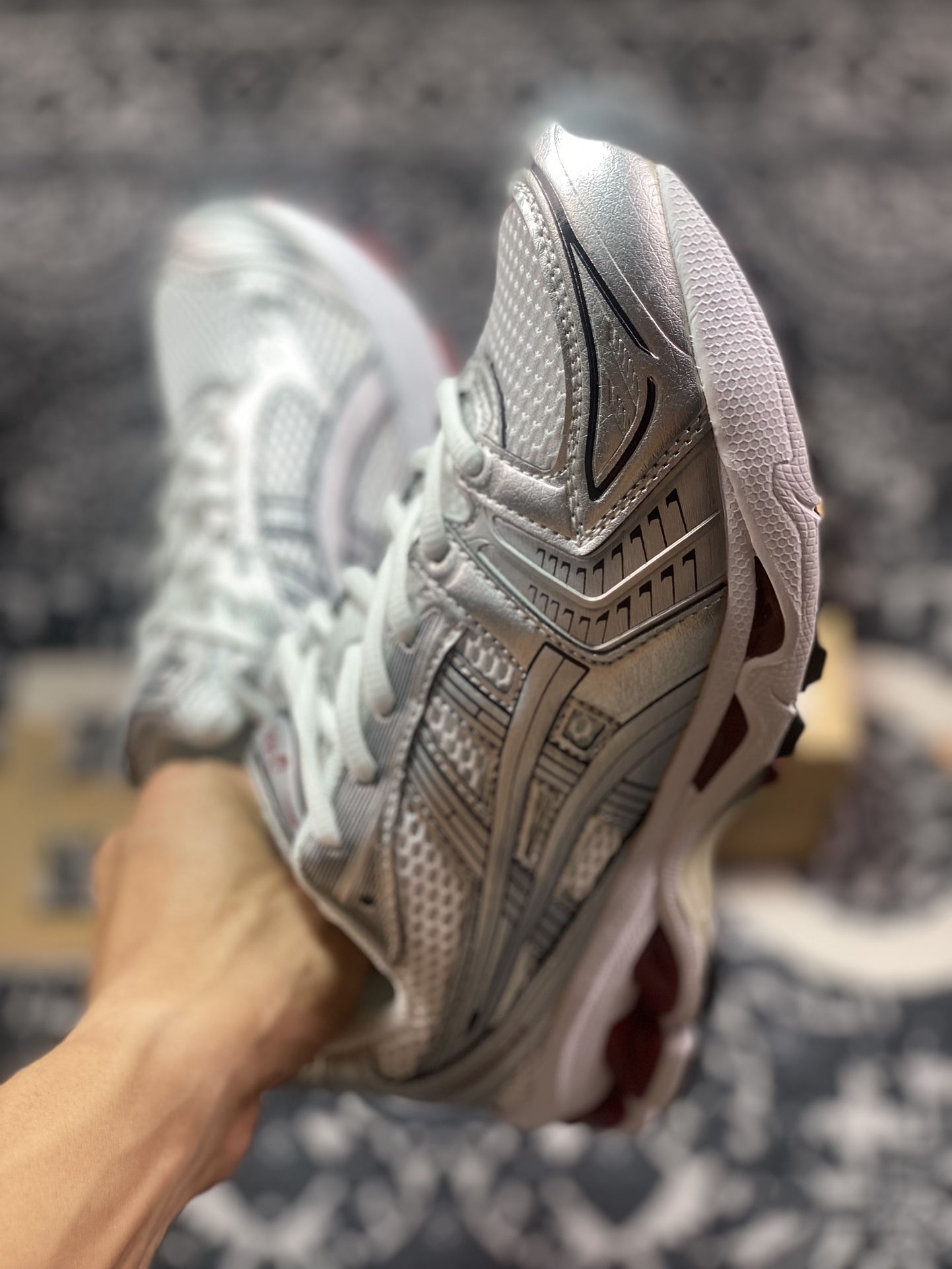 Asics 亚瑟士 GEL-Kayano 14 低帮运动休闲跑步鞋 1201A019-104