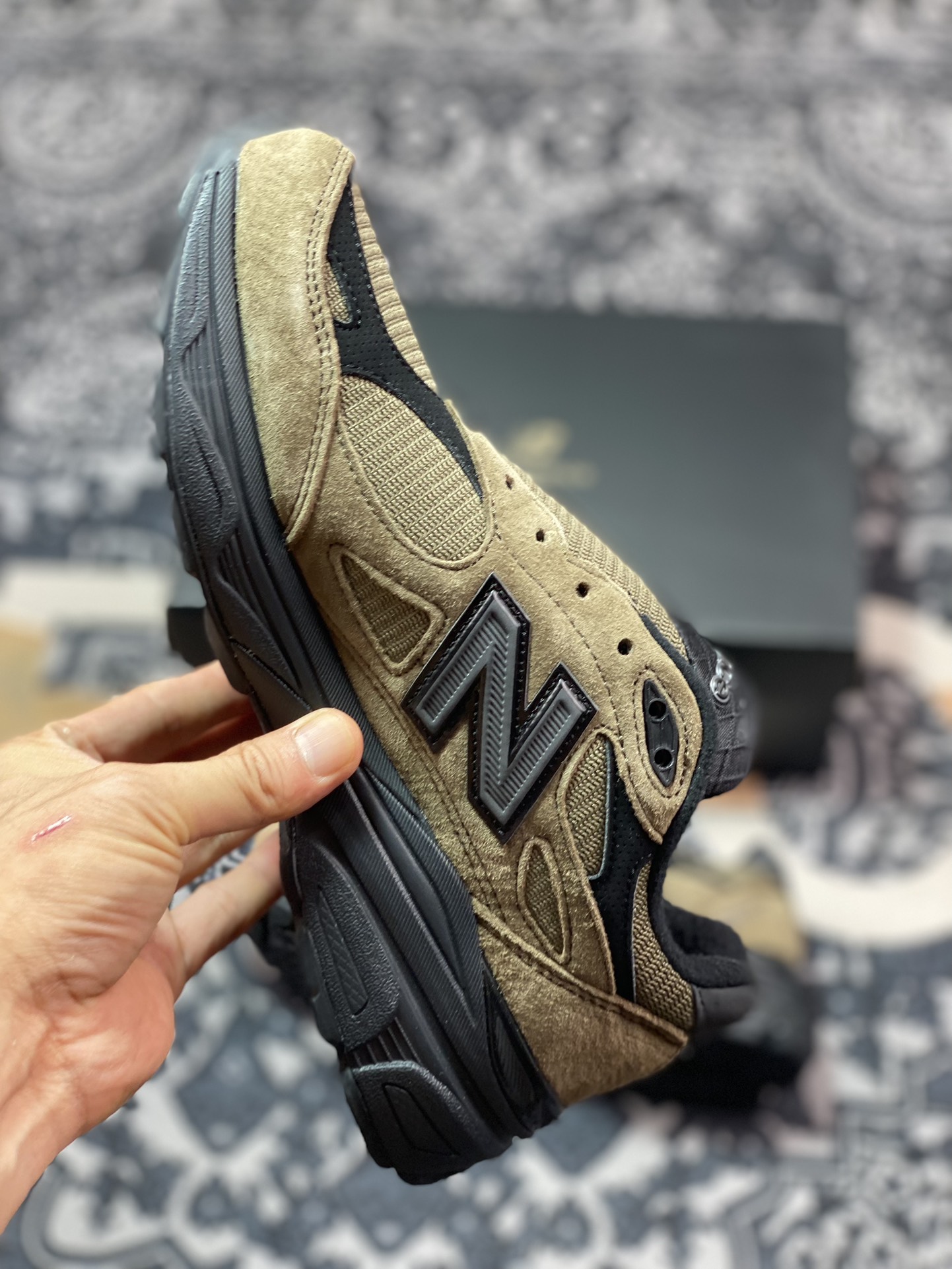 纯原 过验/无法鉴定 总裁纯原版本JJJJound x New Balance 新百伦 990V3系列 M990JJ3 联名款复古休闲跑步鞋