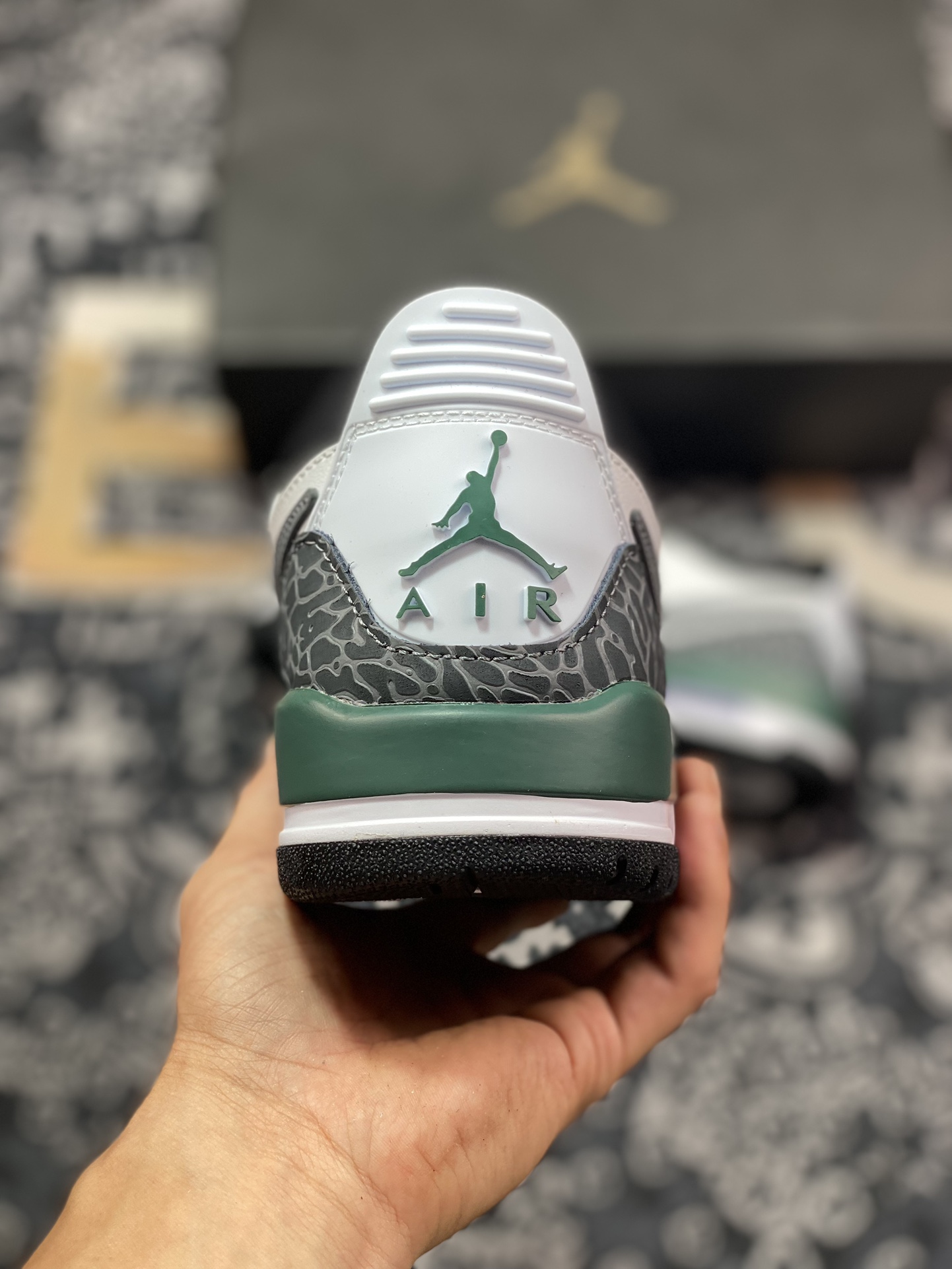 耐克Nike Air Jordan Legacy 312 Low”Oxidized Green”乔丹篮球鞋“深灰白黑金属墨绿”CD7069-131