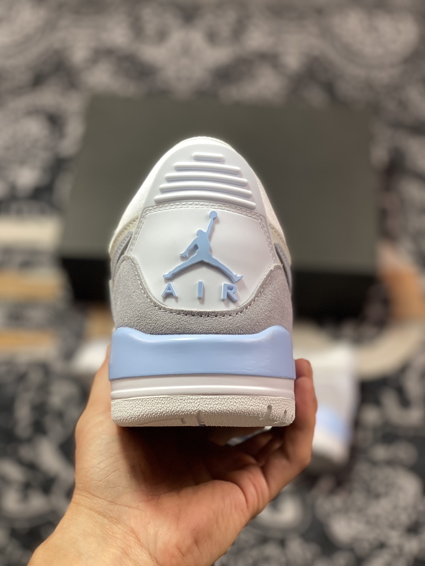 耐克Nike Air Jordan Legacy 312 Low”Ashen Slate/Glacier Blue”乔丹运动篮球鞋“石板灰白冰川蓝”HQ1190-101