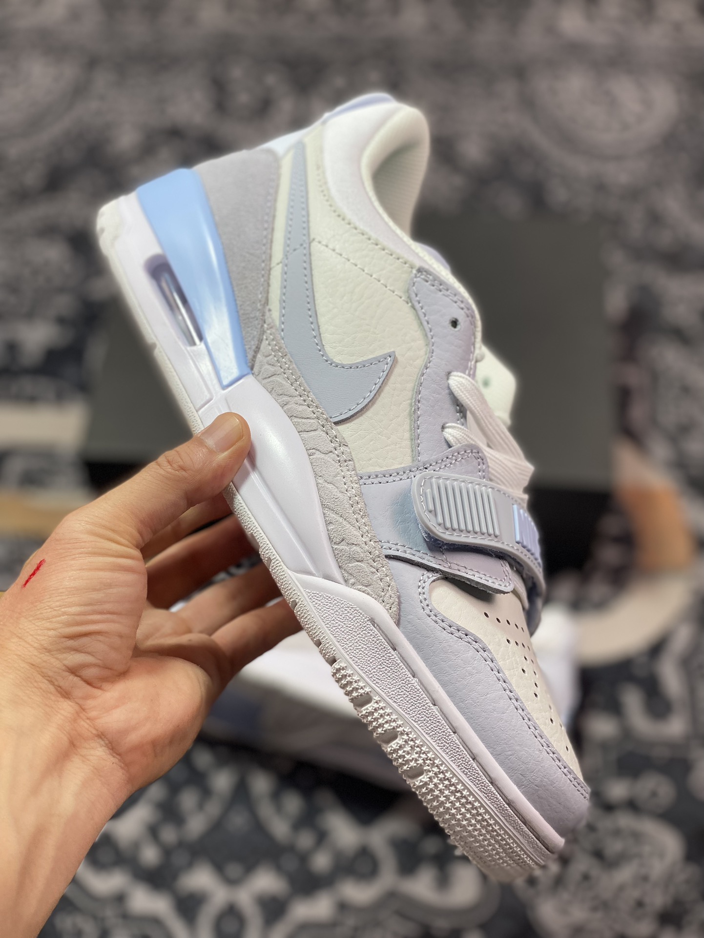 耐克Nike Air Jordan Legacy 312 Low”Ashen Slate/Glacier Blue”乔丹运动篮球鞋“石板灰白冰川蓝”HQ1190-101