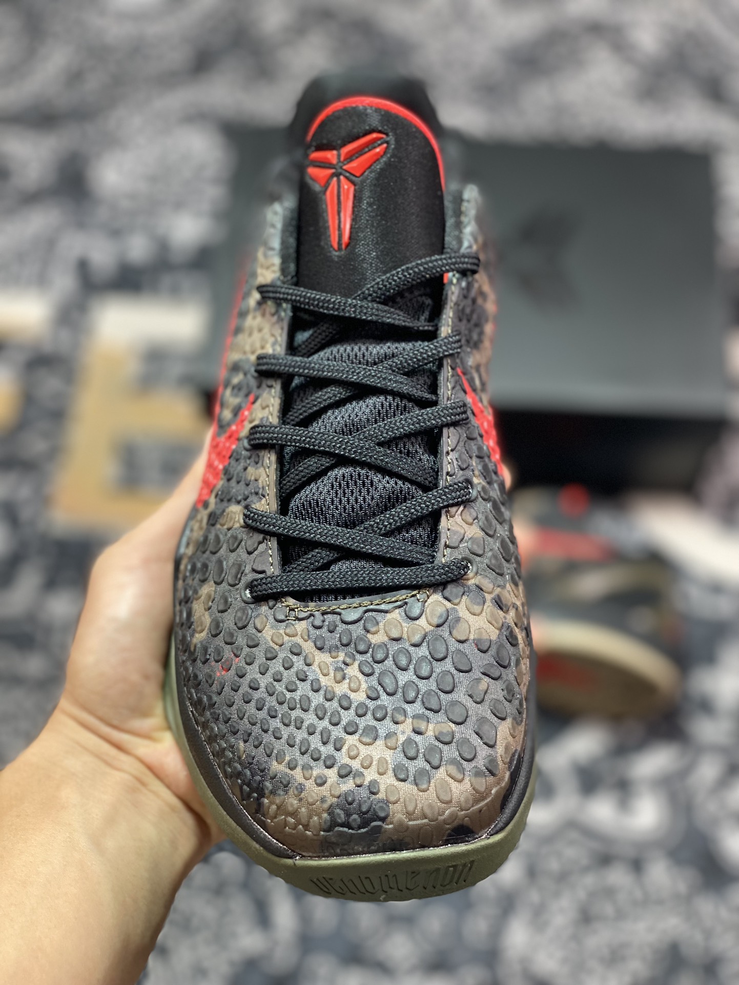 NK Zoom Kobe 6 科比六代签名实战篮球鞋 军绿迷彩 FQ3546-001