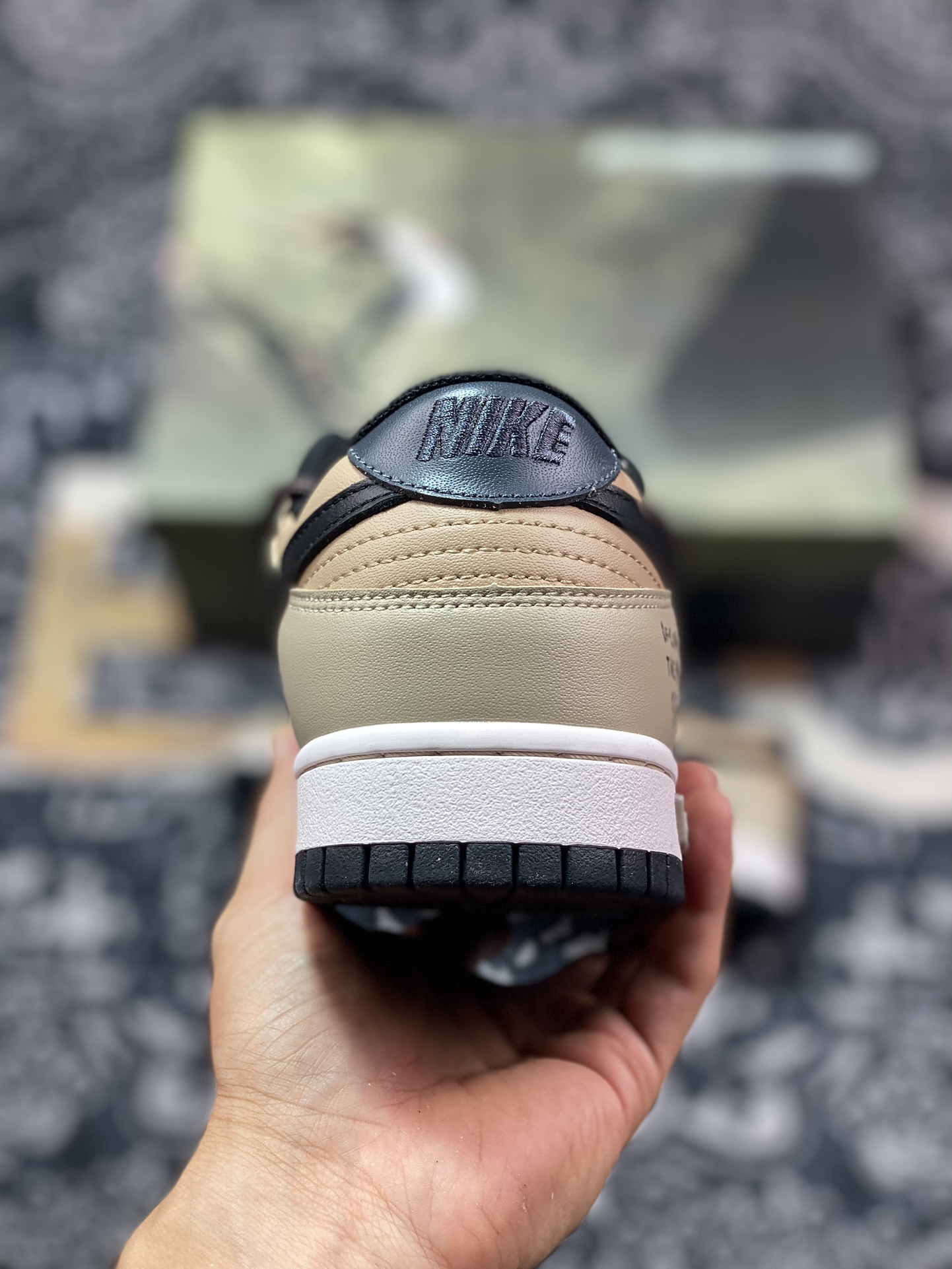 定制大盒 Nk Dunk Low 熊猫恶作剧-滑行轨迹 SB绑带低帮休闲板鞋 DD1391-100