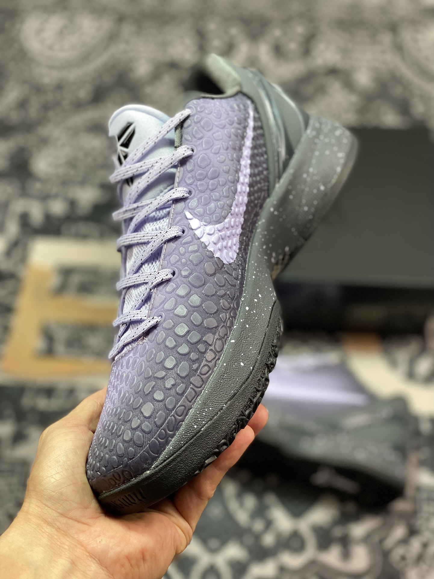 NK Zoom Kobe 6 科比六代签名实战篮球鞋 星空黑紫 DM2825-001